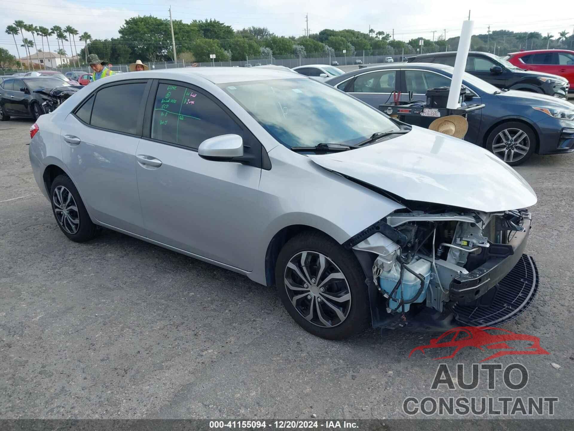 TOYOTA COROLLA 2015 - 2T1BURHE1FC384726