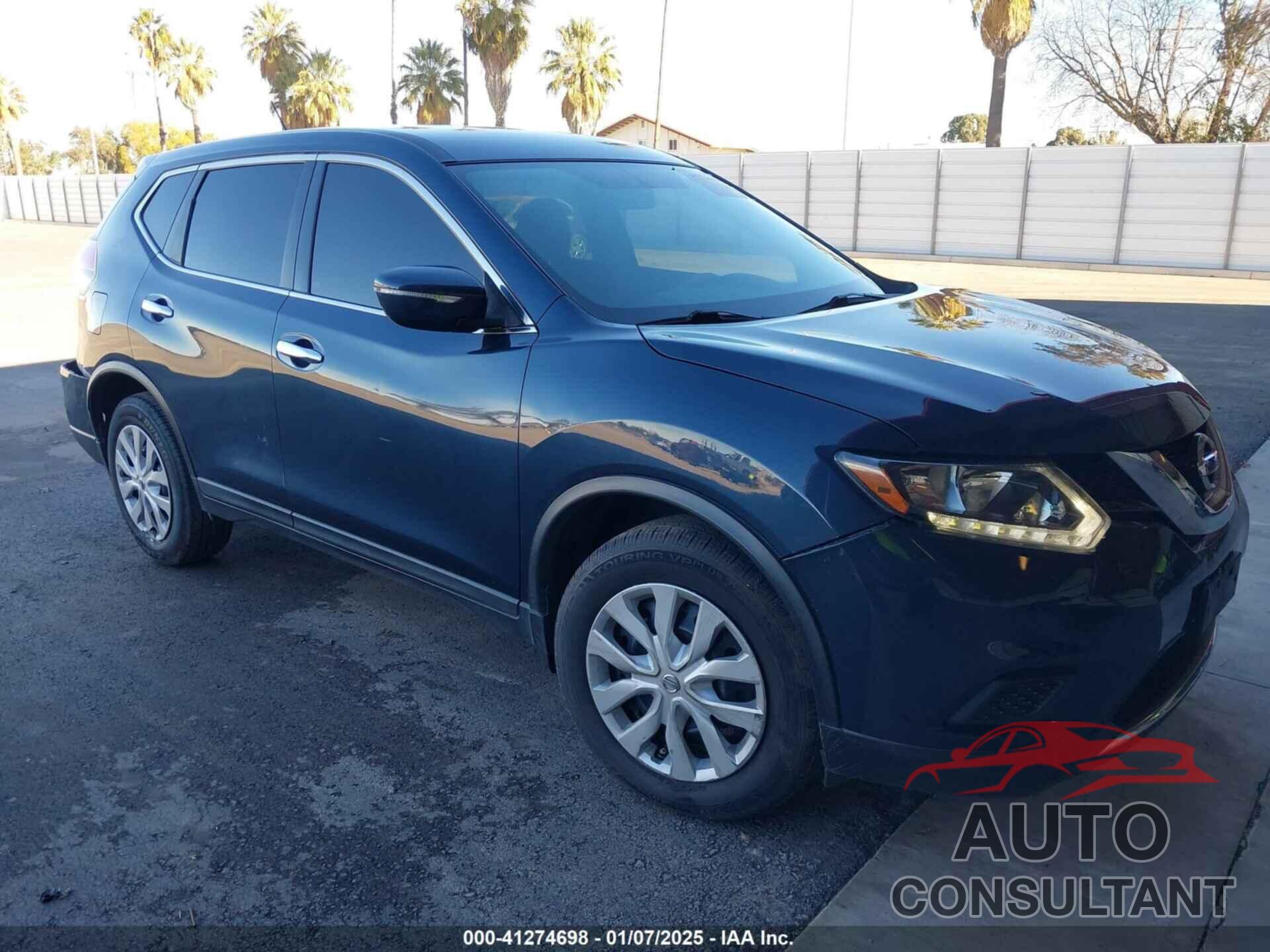 NISSAN ROGUE 2015 - KNMAT2MT7FP588507