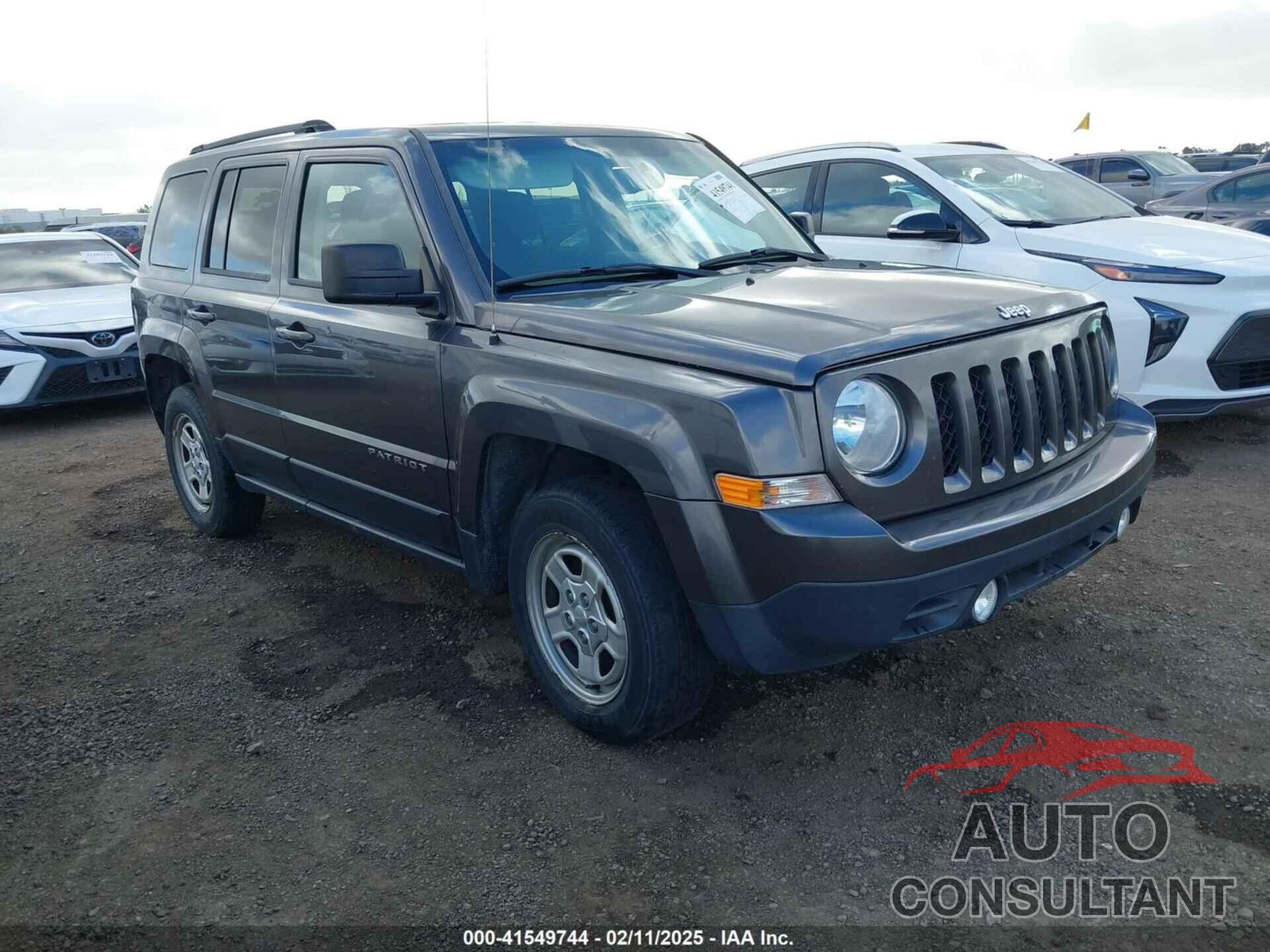 JEEP PATRIOT 2016 - 1C4NJPBA1GD722176