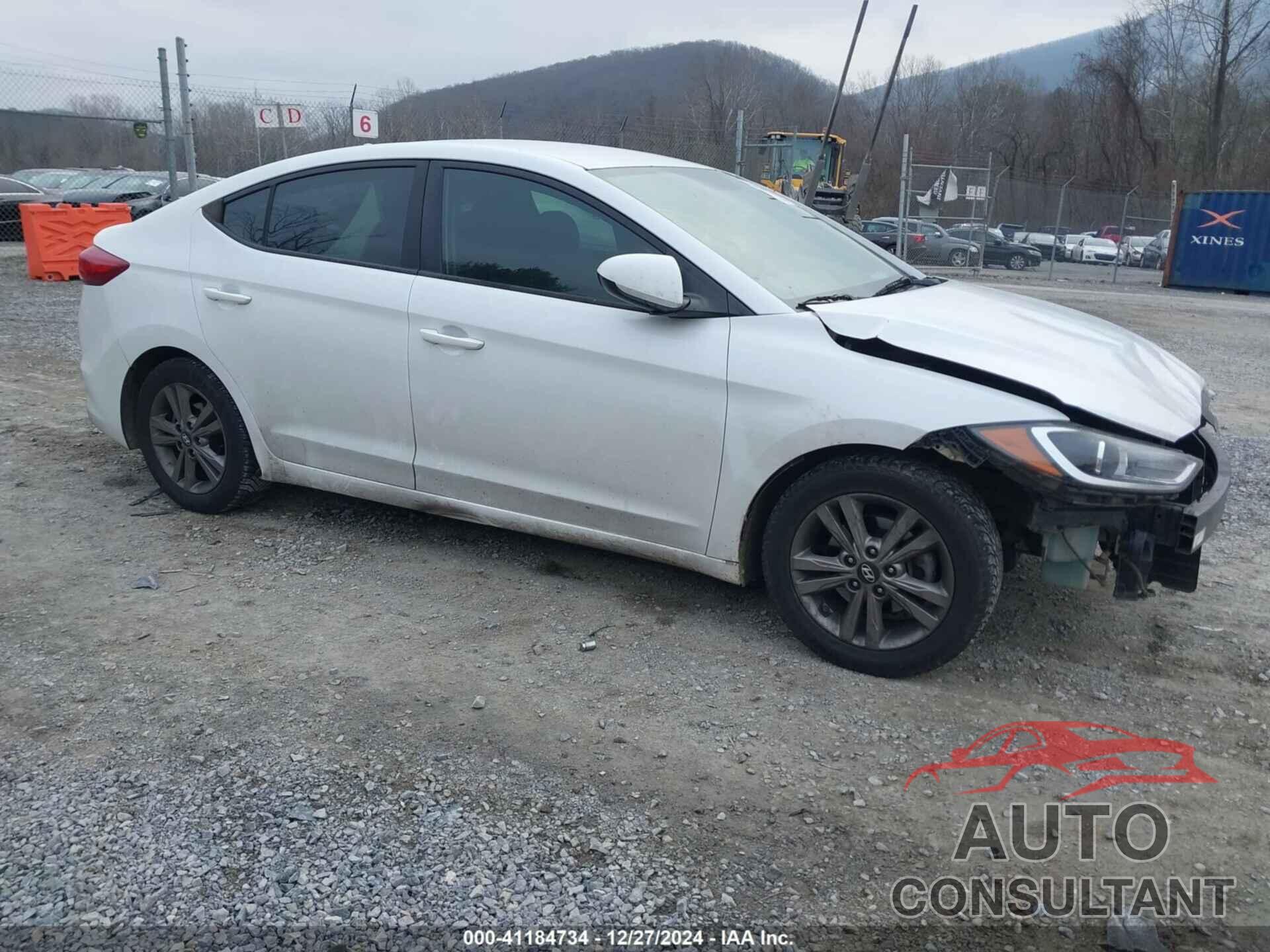 HYUNDAI ELANTRA 2018 - 5NPD84LF1JH384361