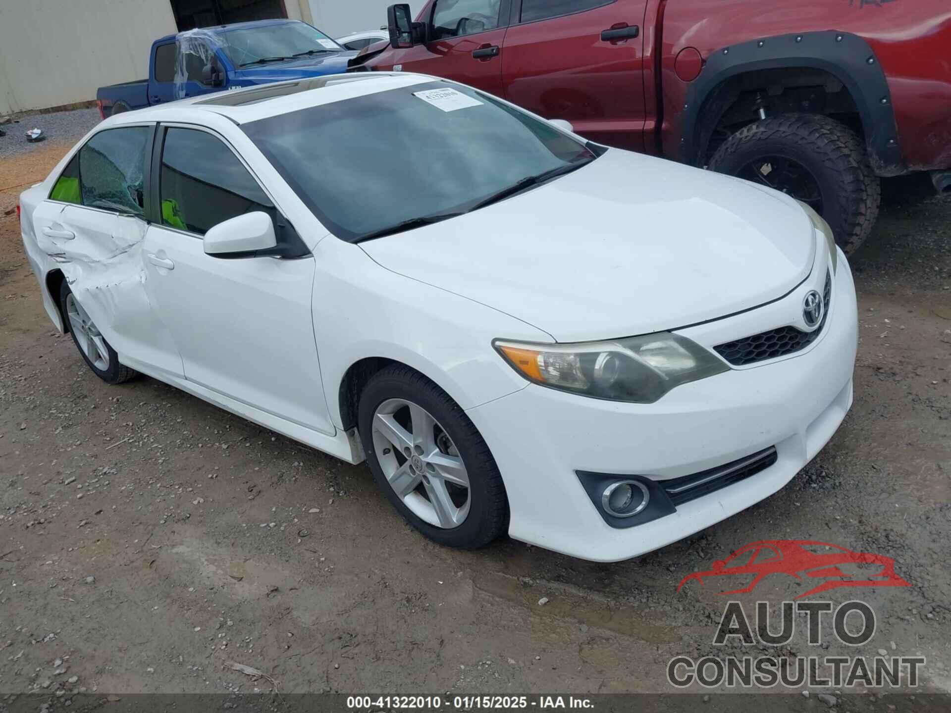 TOYOTA CAMRY 2012 - 4T1BF1FK0CU144923