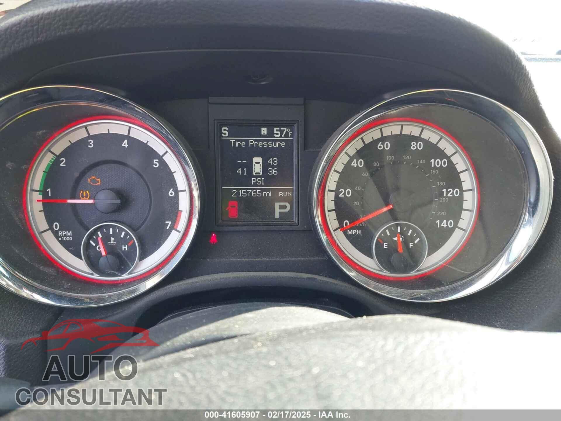 DODGE DURANGO 2013 - 1C4RDHEG9DC665693