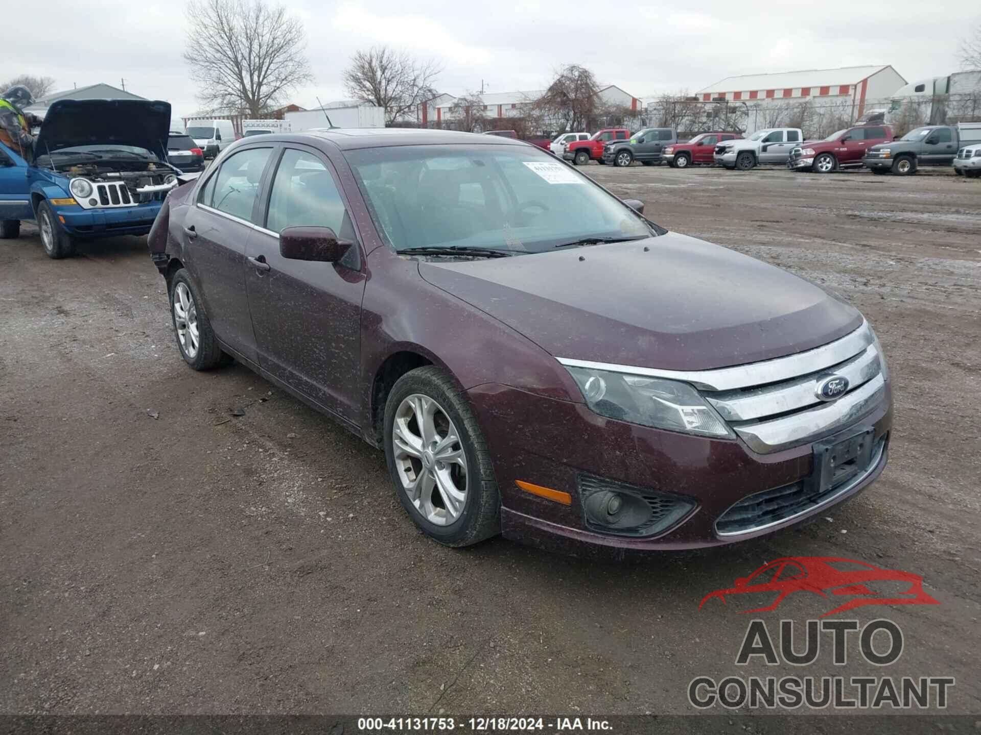 FORD FUSION 2012 - 3FAHP0HA8CR430686