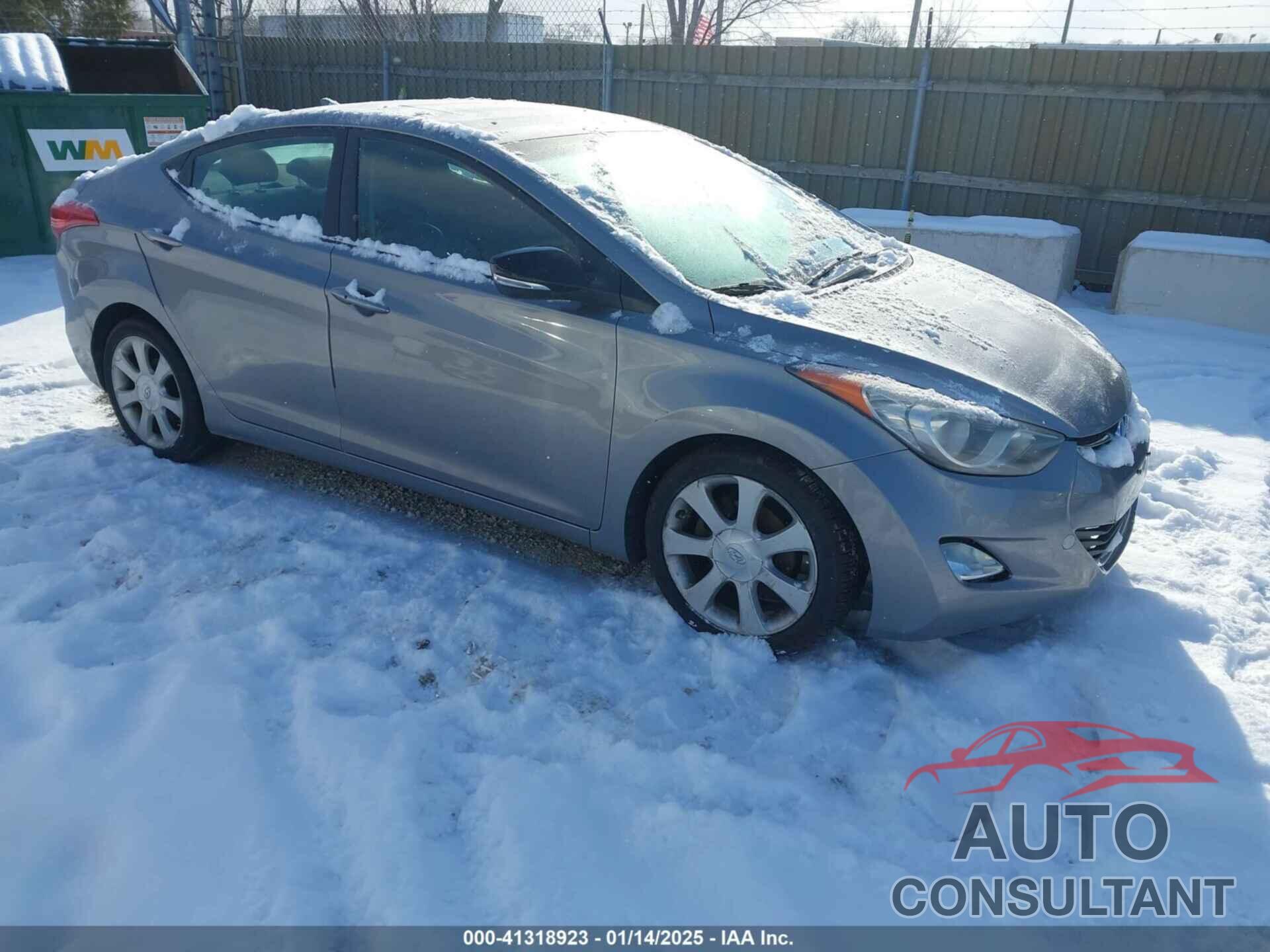 HYUNDAI ELANTRA 2012 - KMHDH4AE0CU439879