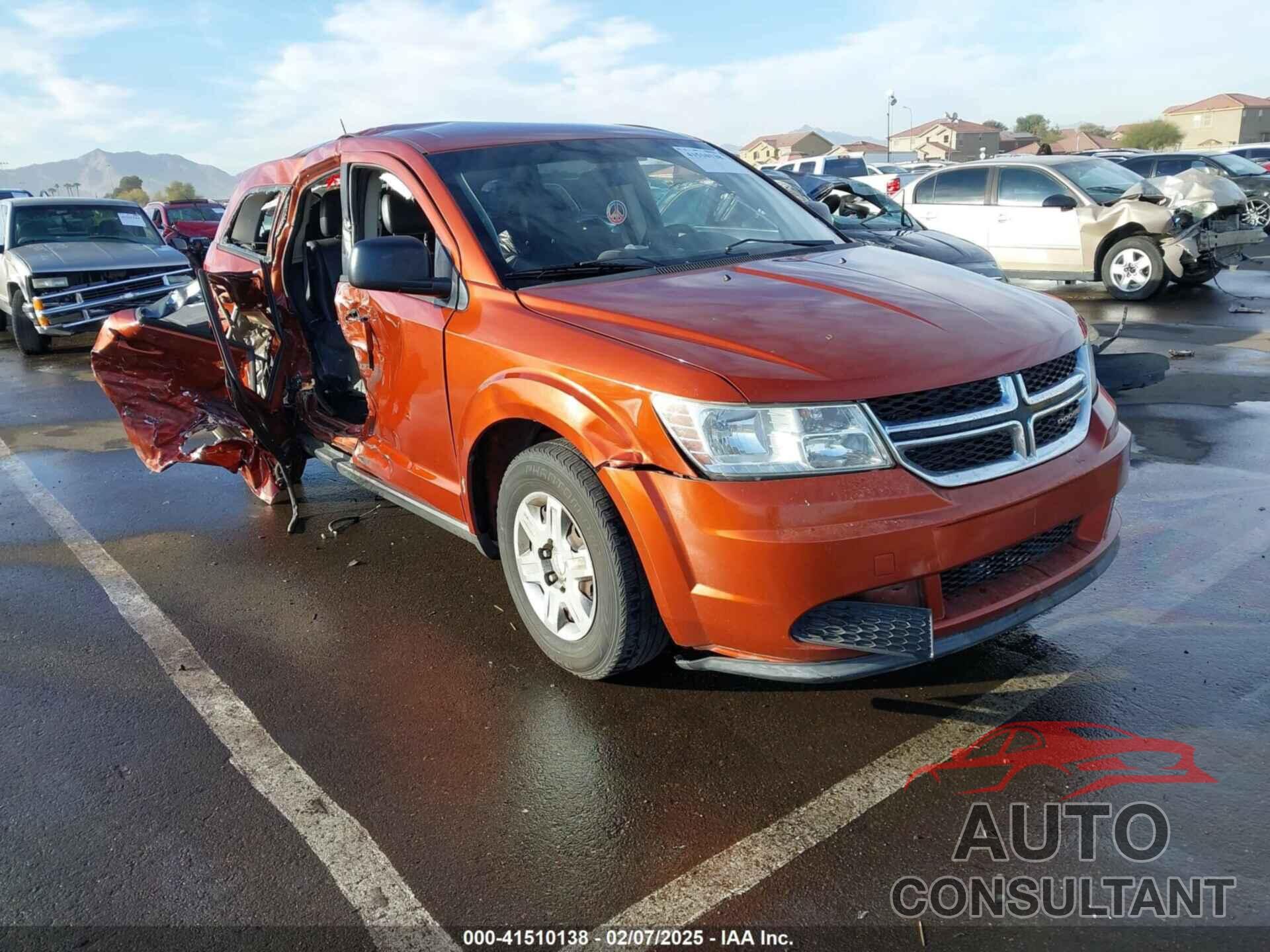 DODGE JOURNEY 2012 - 3C4PDCAB4CT389852