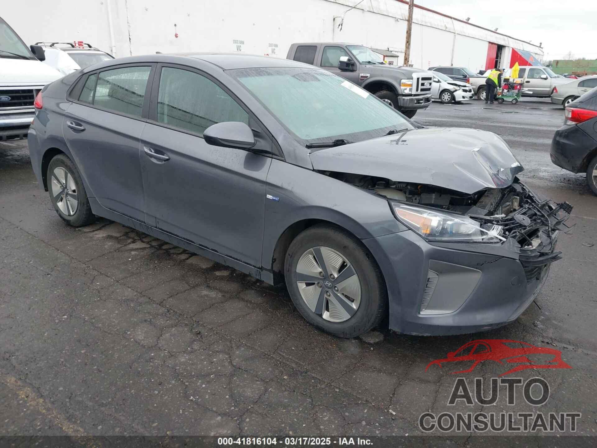 HYUNDAI IONIQ HYBRID 2019 - KMHC65LC0KU166010