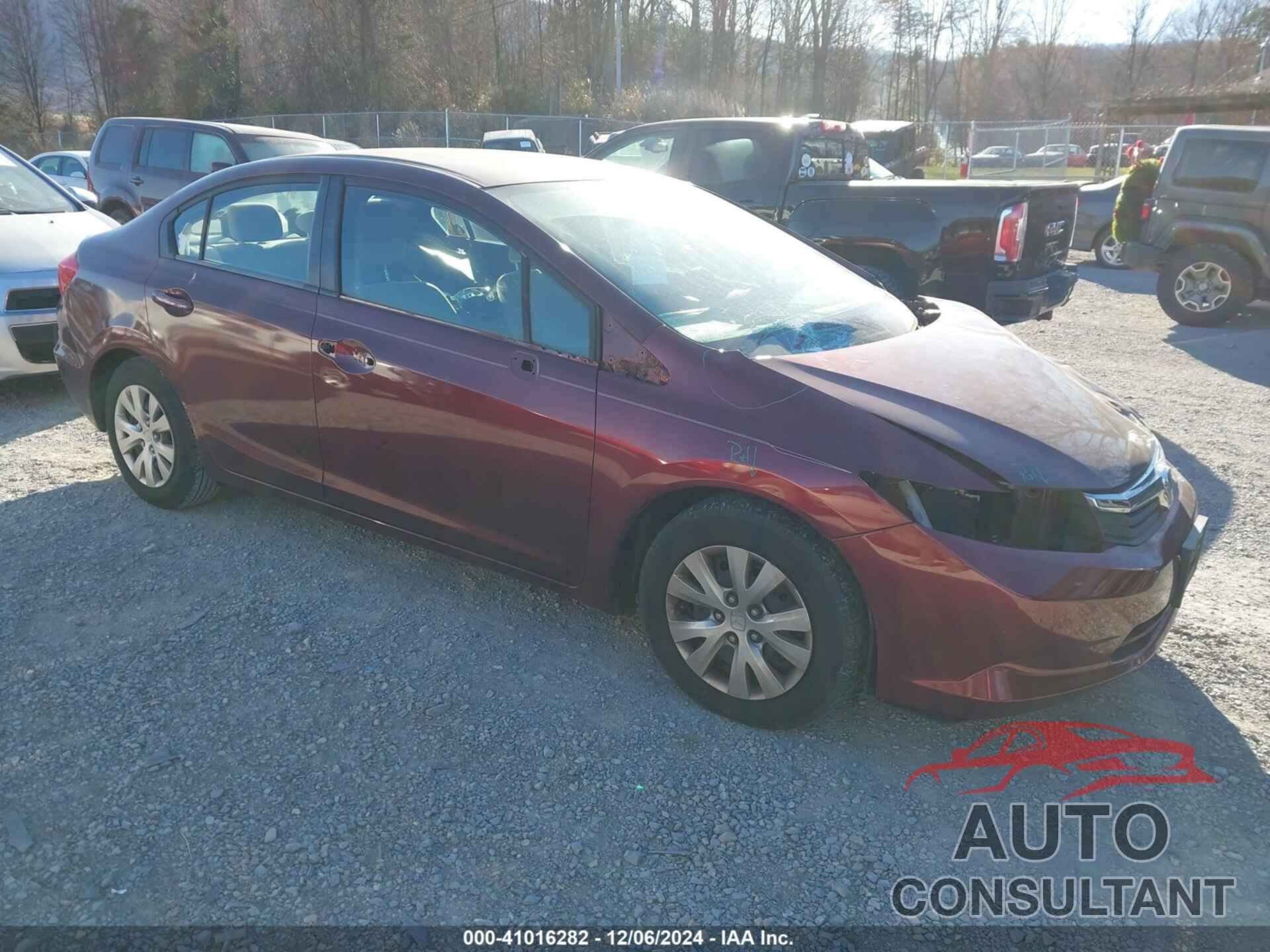 HONDA CIVIC 2012 - 2HGFB2F59CH558966