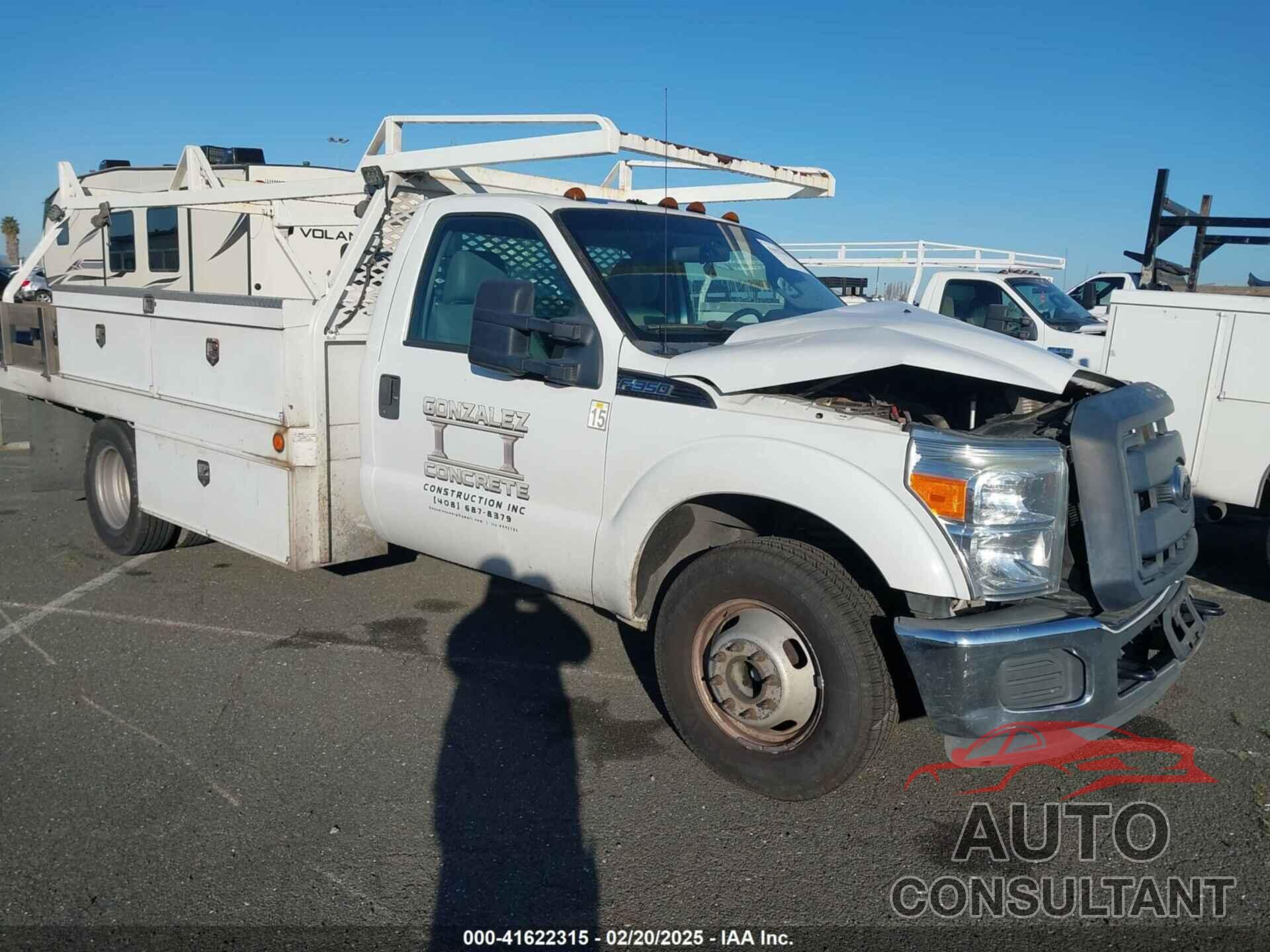 FORD F-350 CHASSIS 2012 - 1FDRF3G68CEB93289
