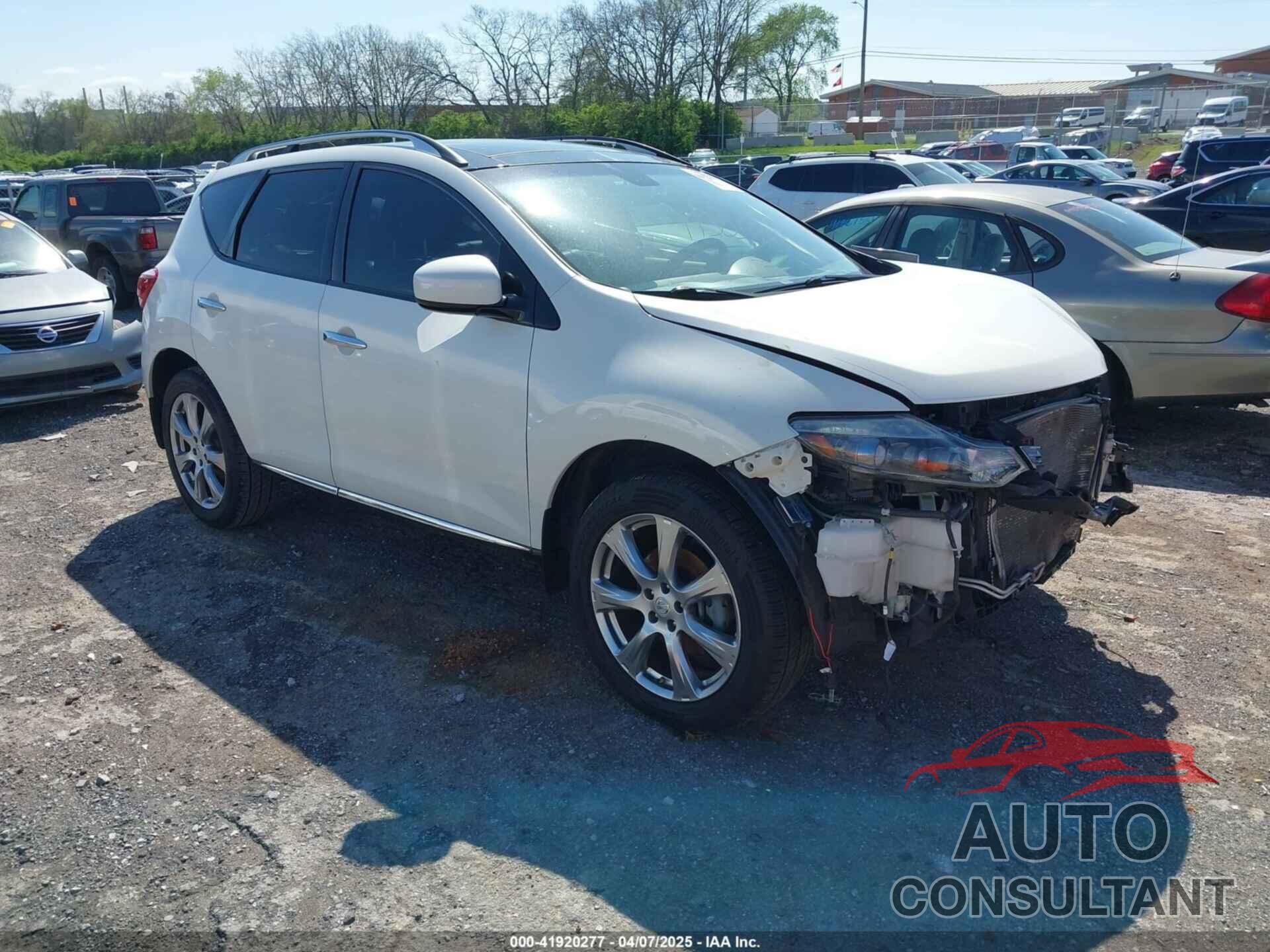 NISSAN MURANO 2013 - JN8AZ1MU5DW202434