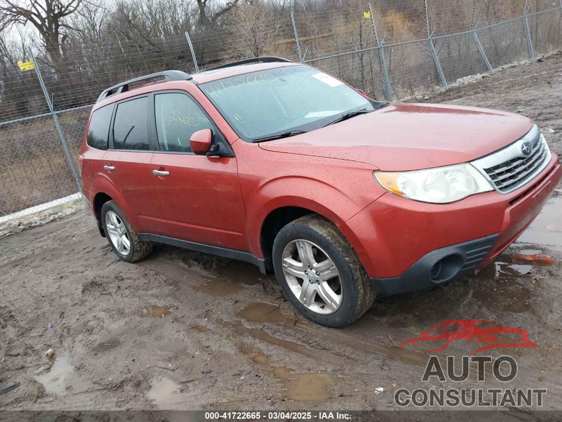 SUBARU FORESTER 2010 - JF2SH6CC9AH917162