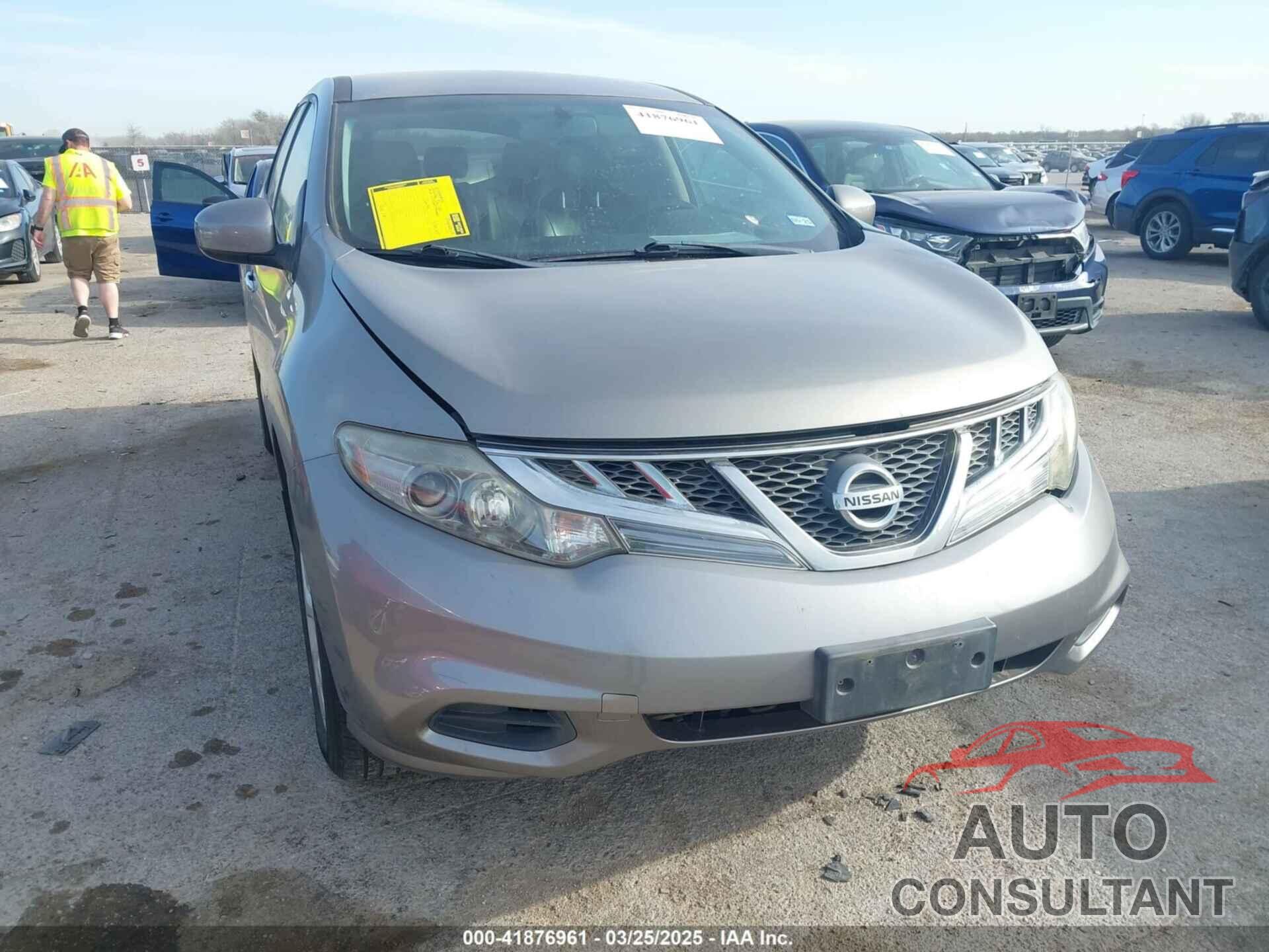 NISSAN MURANO 2012 - JN8AZ1MU4CW106082