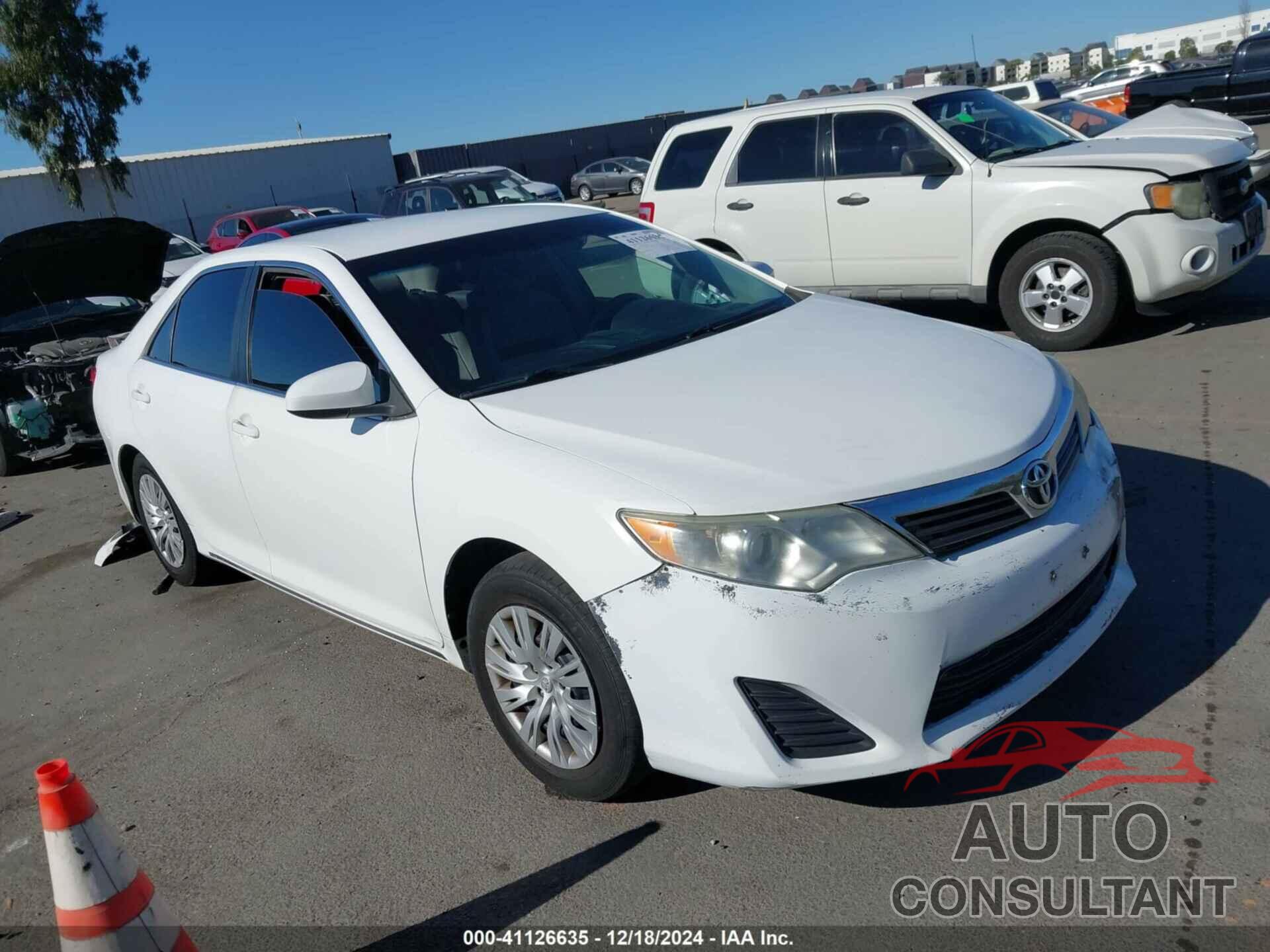 TOYOTA CAMRY 2012 - 4T4BF1FK4CR237756