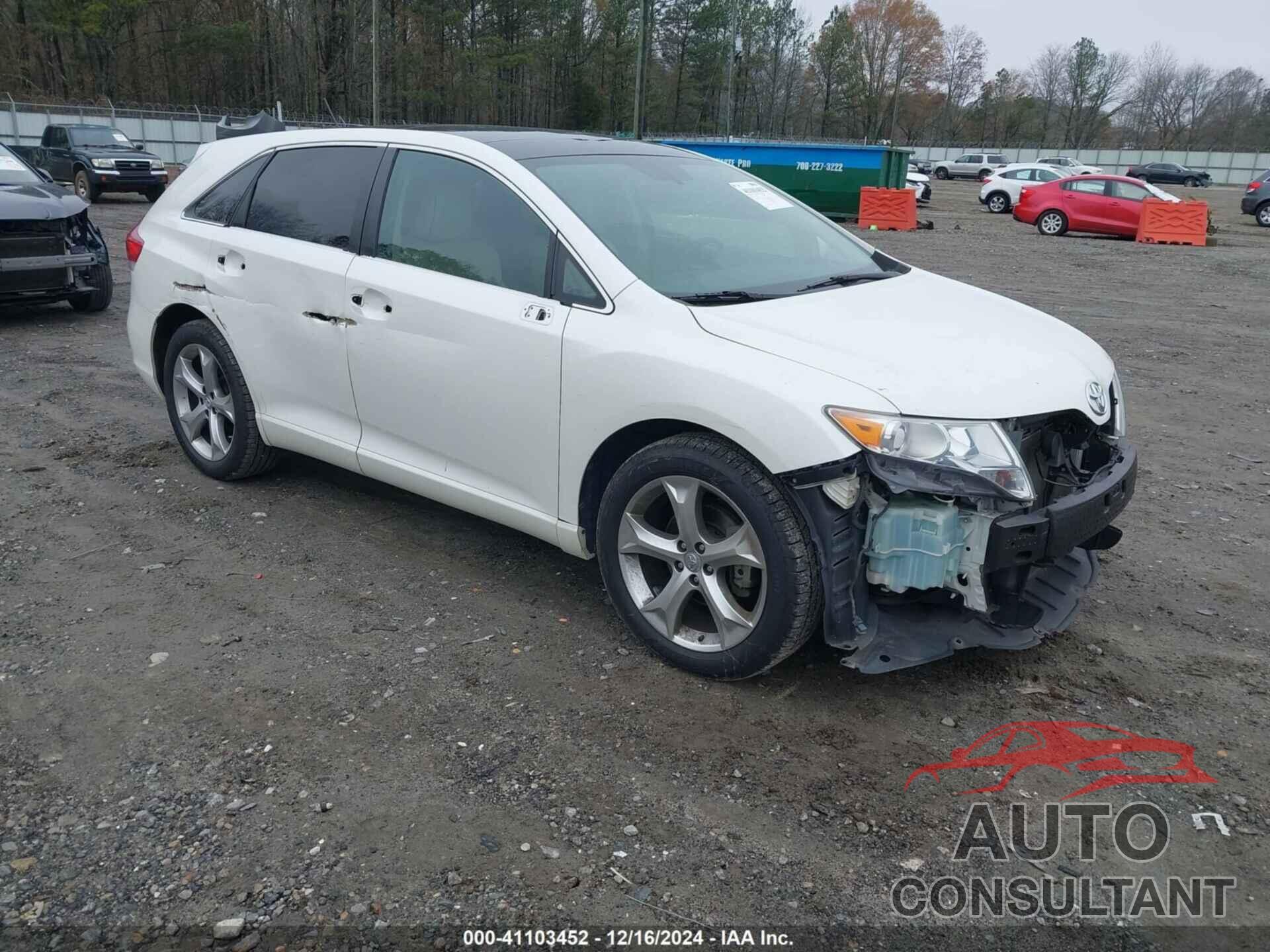 TOYOTA VENZA 2009 - 4T3ZK11A79U002478