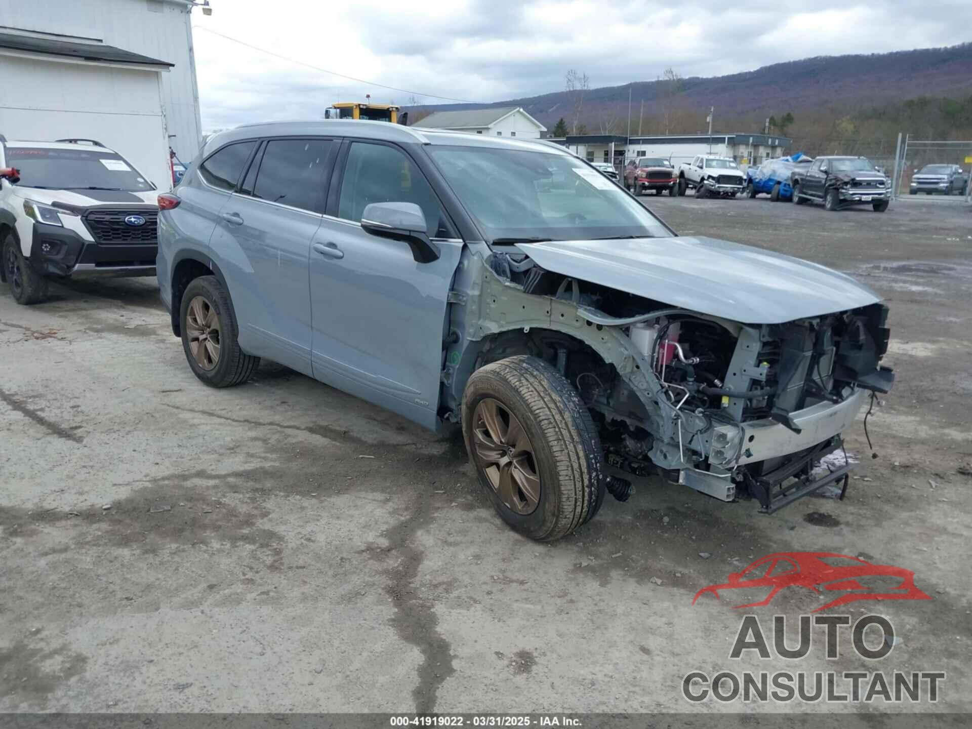 TOYOTA HIGHLANDER 2022 - 5TDABRCH7NS537859