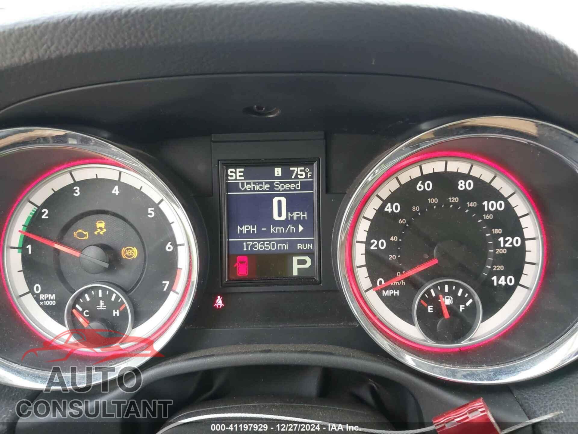 DODGE DURANGO 2013 - 1C4RDHEG1DC504772
