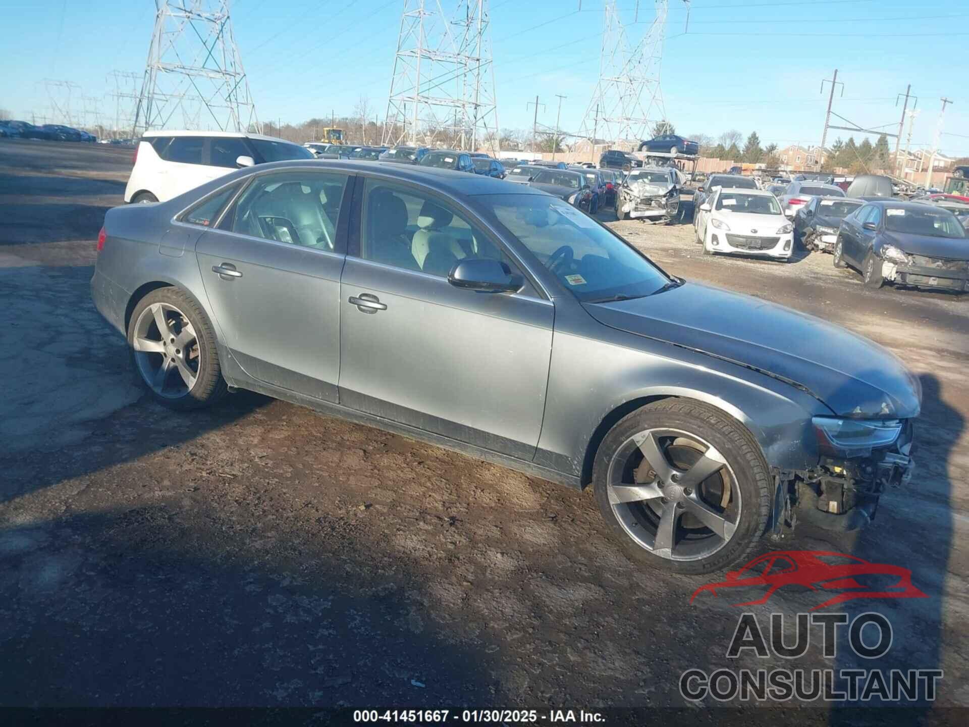 AUDI A4 2013 - WAUEFAFL3DN047850