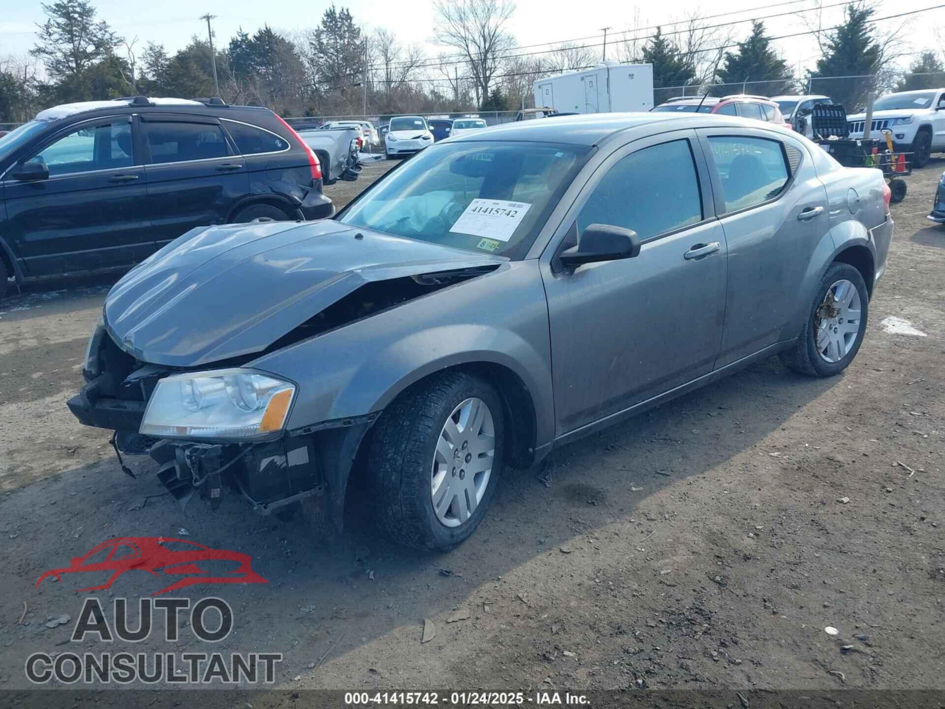 DODGE AVENGER 2013 - 1C3CDZAB1DN588168