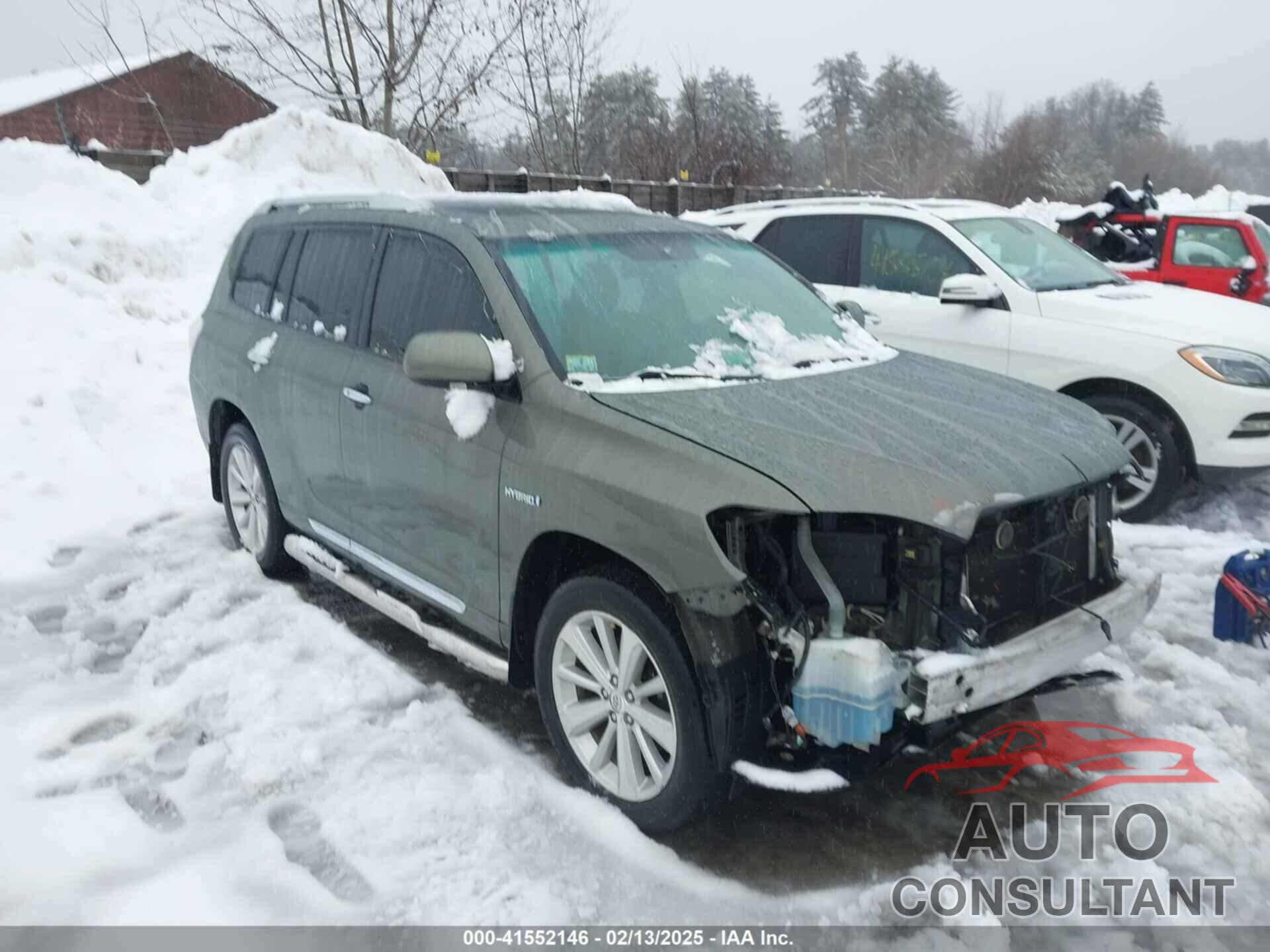 TOYOTA HIGHLANDER HYBRID 2009 - JTEEW44A792035131