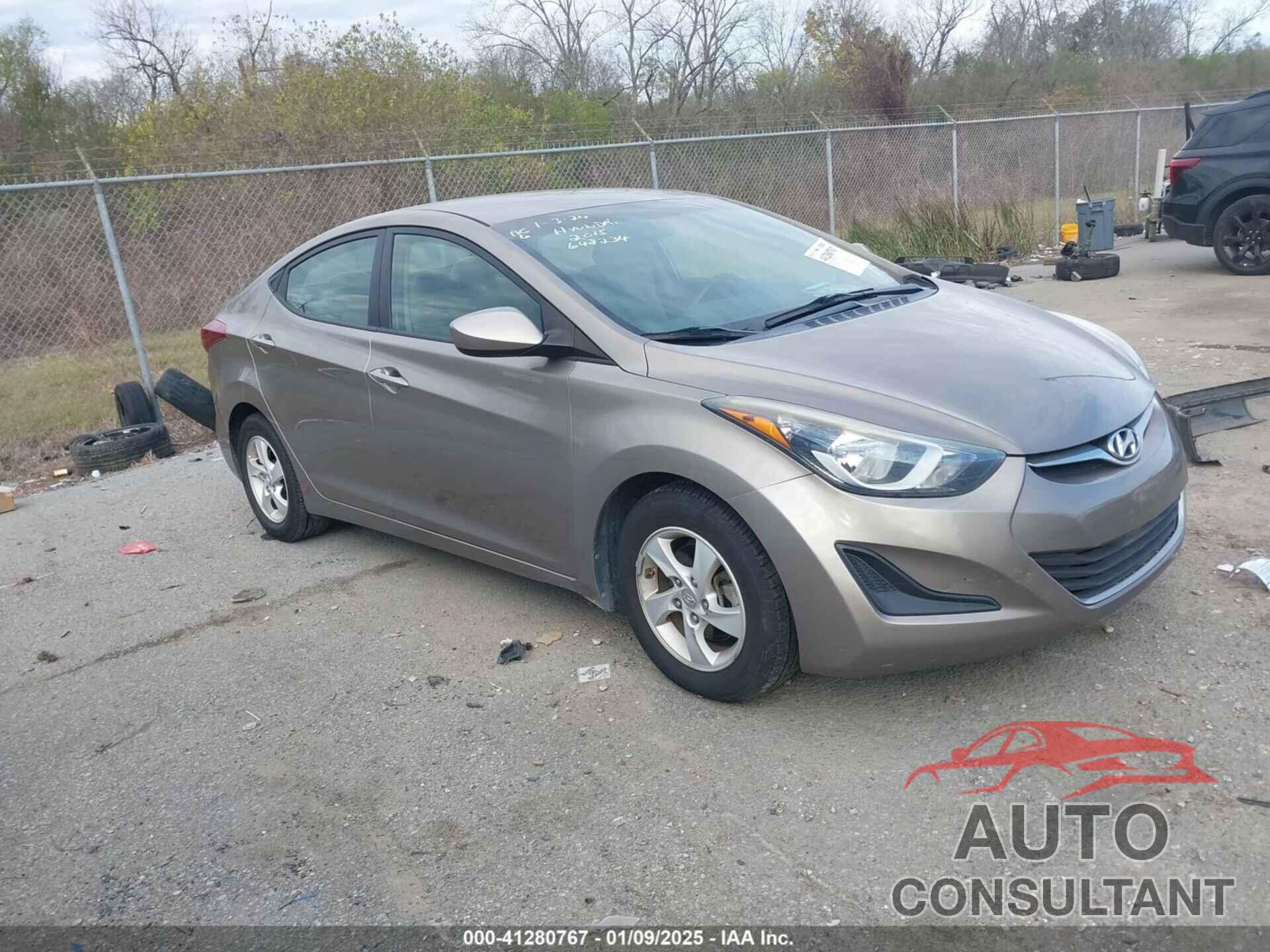 HYUNDAI ELANTRA 2015 - 5NPDH4AE9FH648234