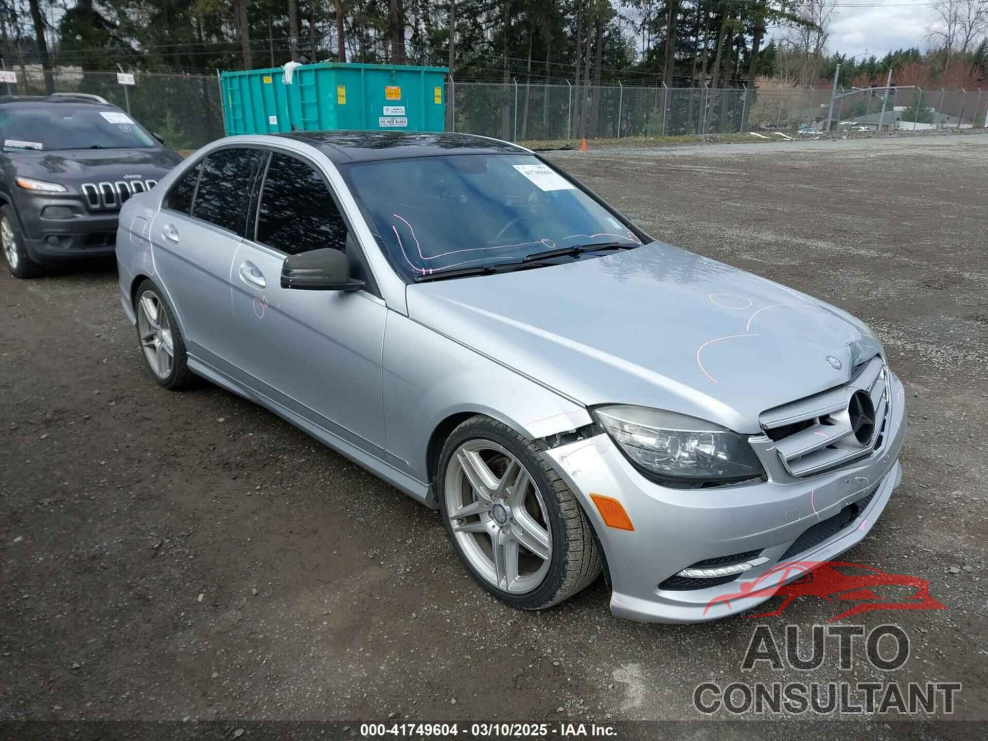 MERCEDES-BENZ C 350 2011 - WDDGF5GB1BR136725