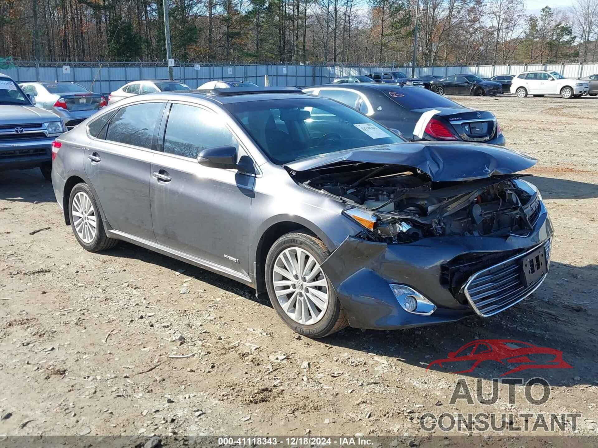 TOYOTA AVALON HYBRID 2013 - 4T1BD1EB6DU013374