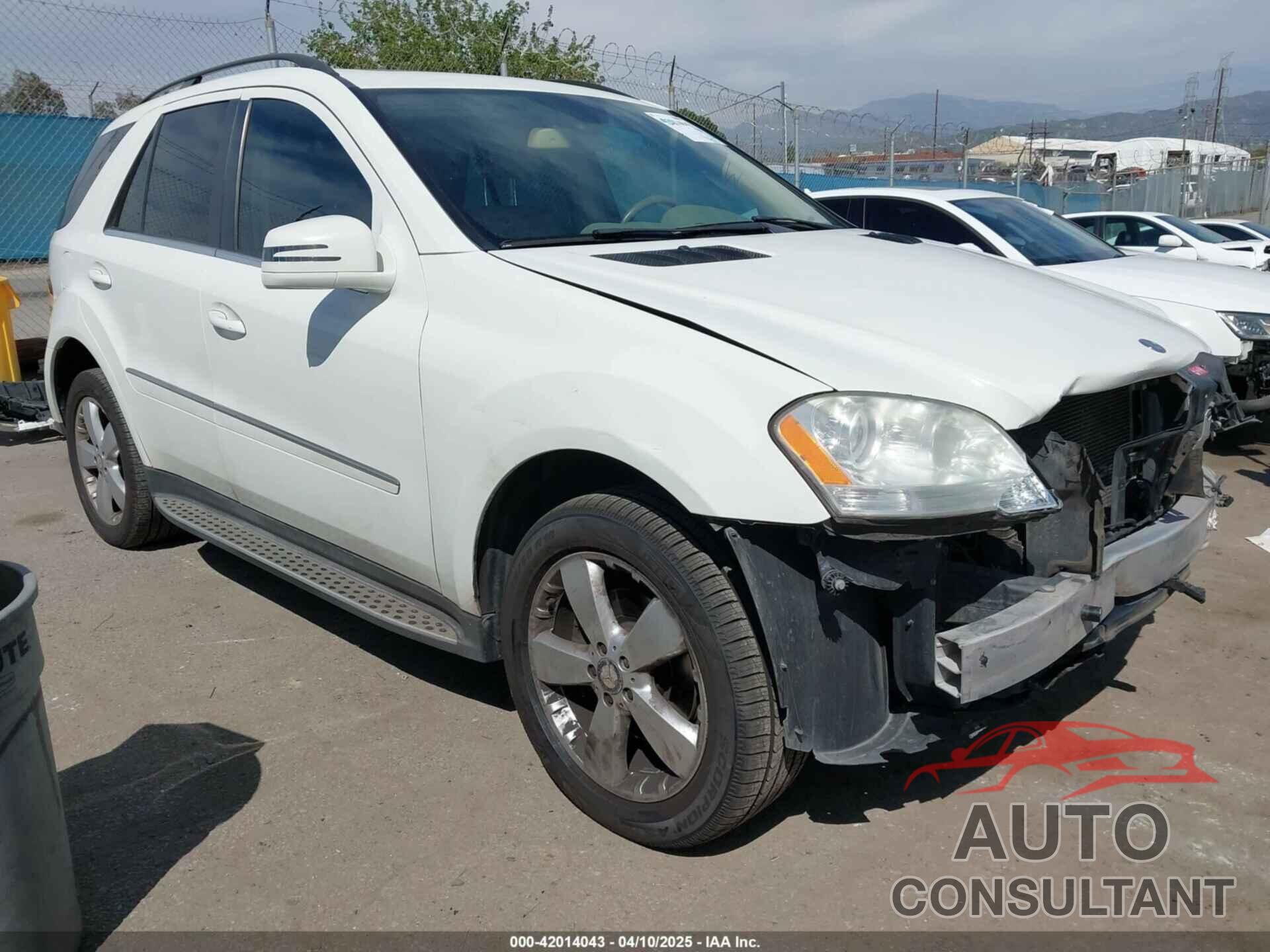 MERCEDES-BENZ ML 350 2011 - 4JGBB5GB2BA660797