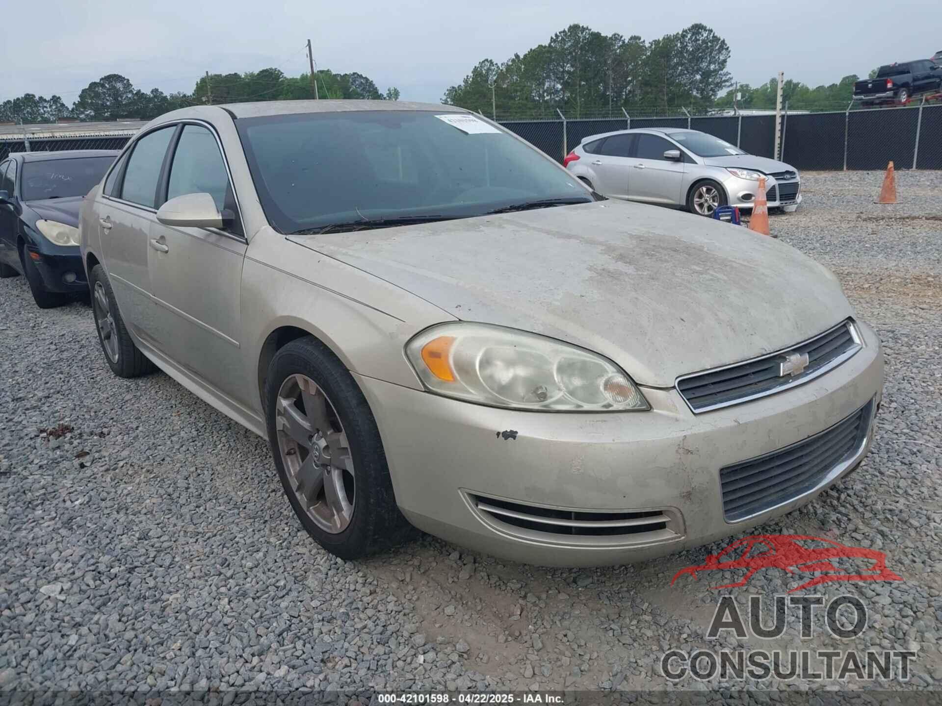 CHEVROLET IMPALA 2011 - 2G1WF5EK6B1162408