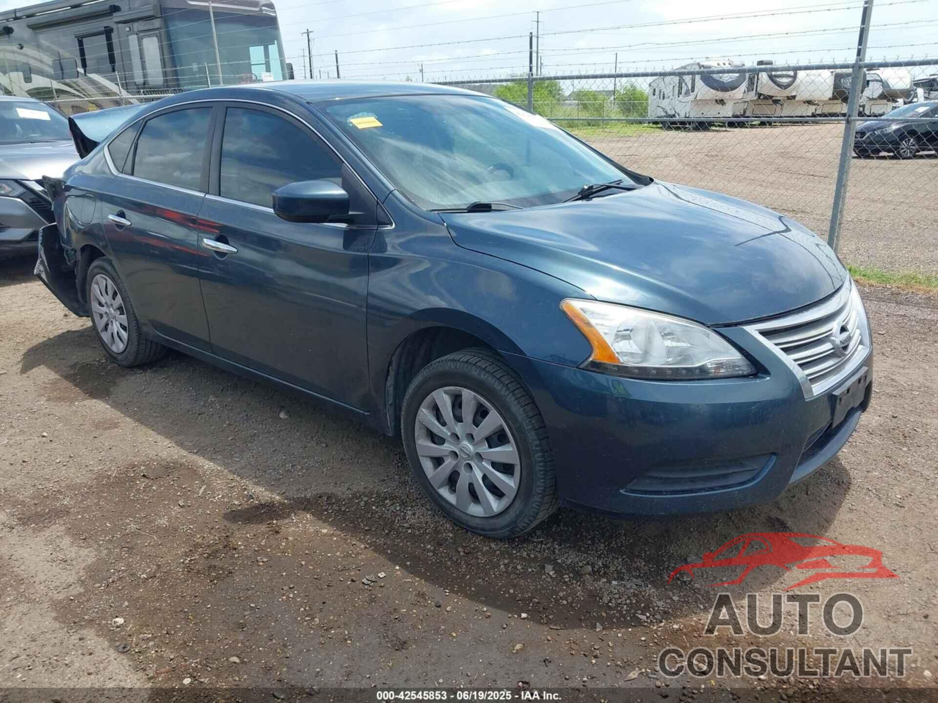 NISSAN SENTRA 2014 - 3N1AB7AP6EL693026