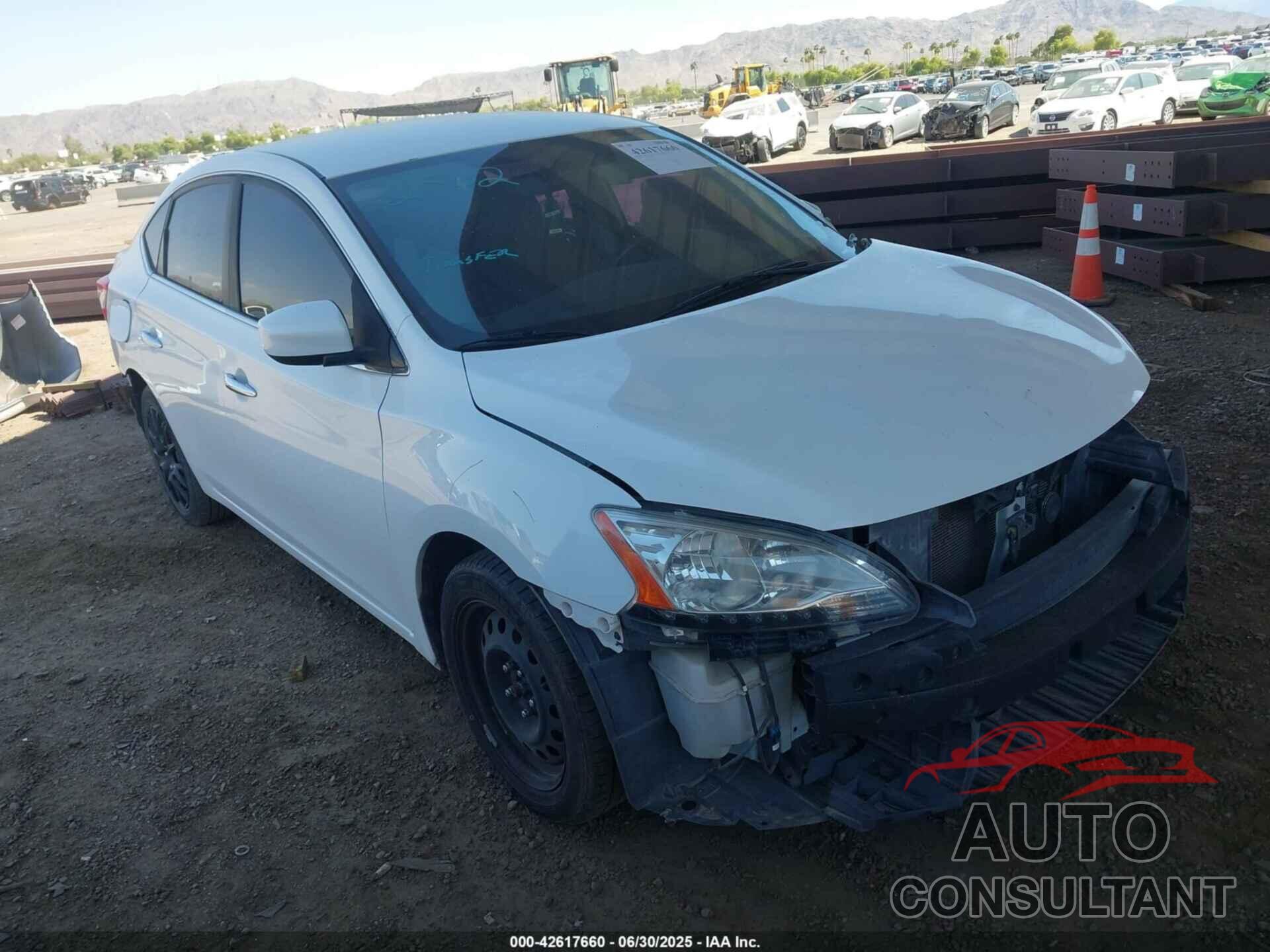 NISSAN SENTRA 2015 - 3N1AB7AP5FY285377