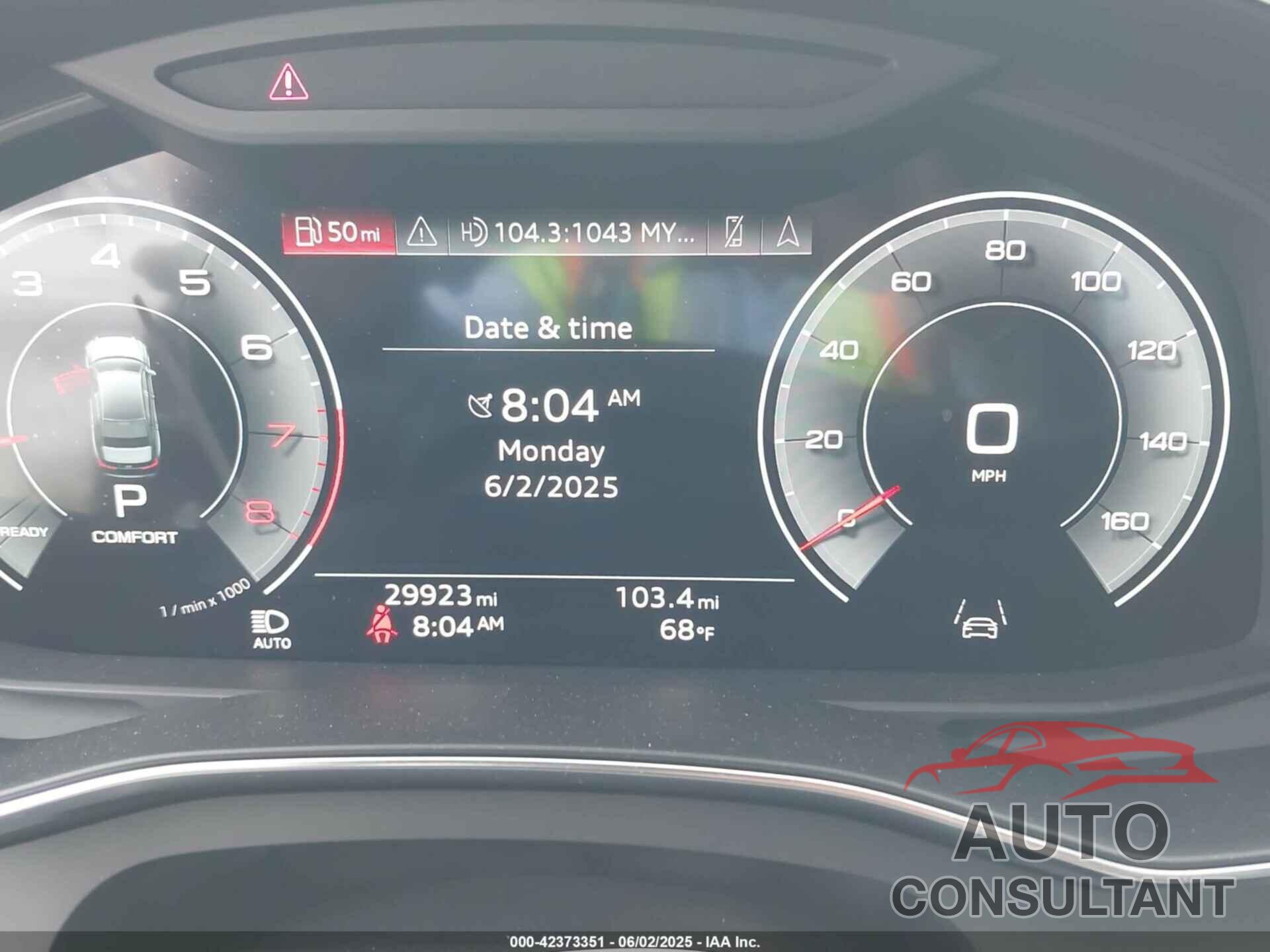 AUDI A6 SEDAN 2023 - WAUE3BF2XPN054496