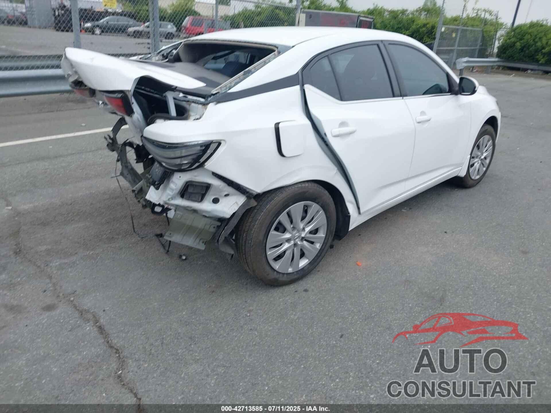 NISSAN SENTRA 2020 - 3N1AB8BV7LY290076
