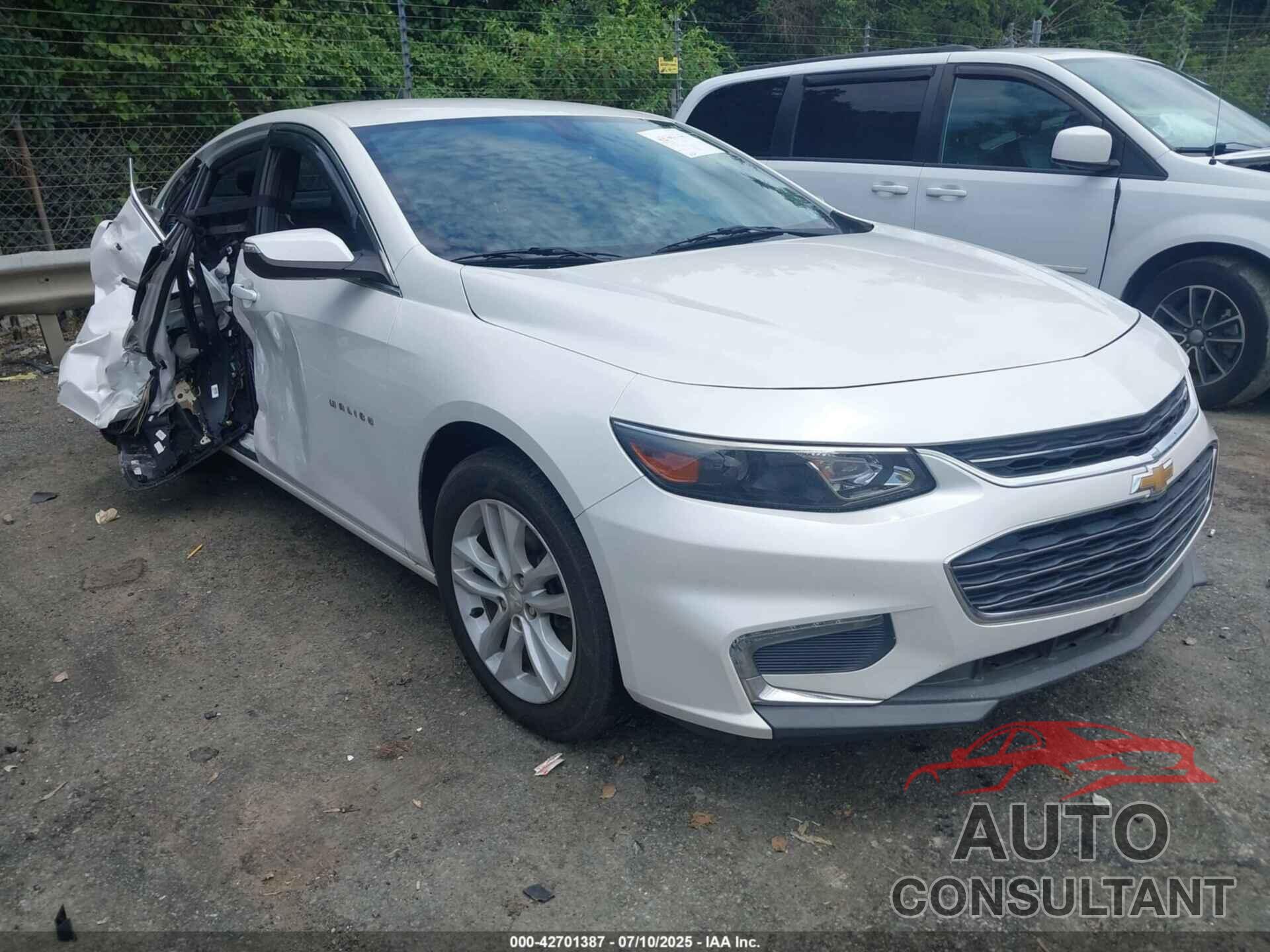 CHEVROLET MALIBU 2016 - 1G1ZE5ST6GF264563