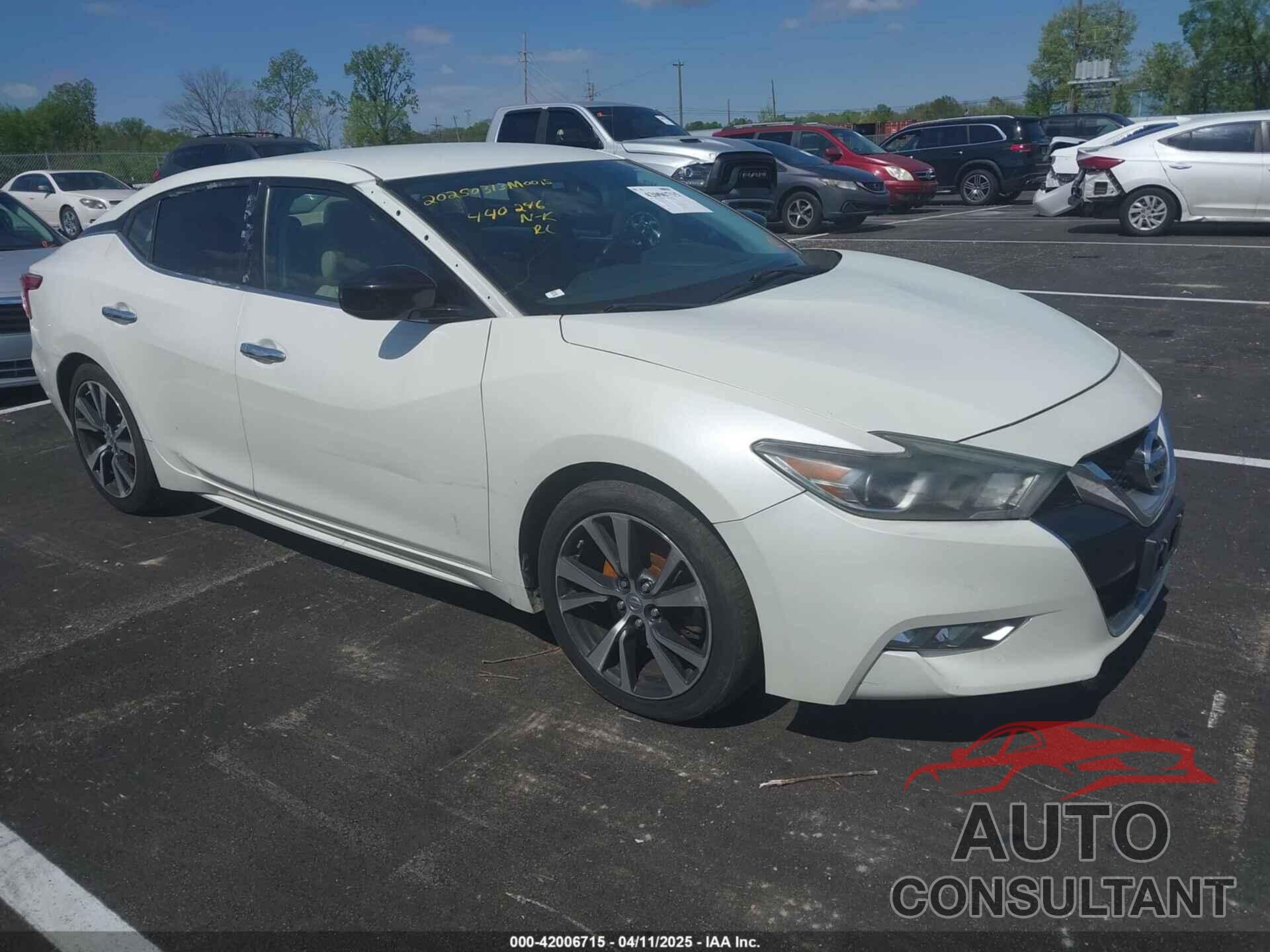 NISSAN MAXIMA 2016 - 1N4AA6AP7GC440246