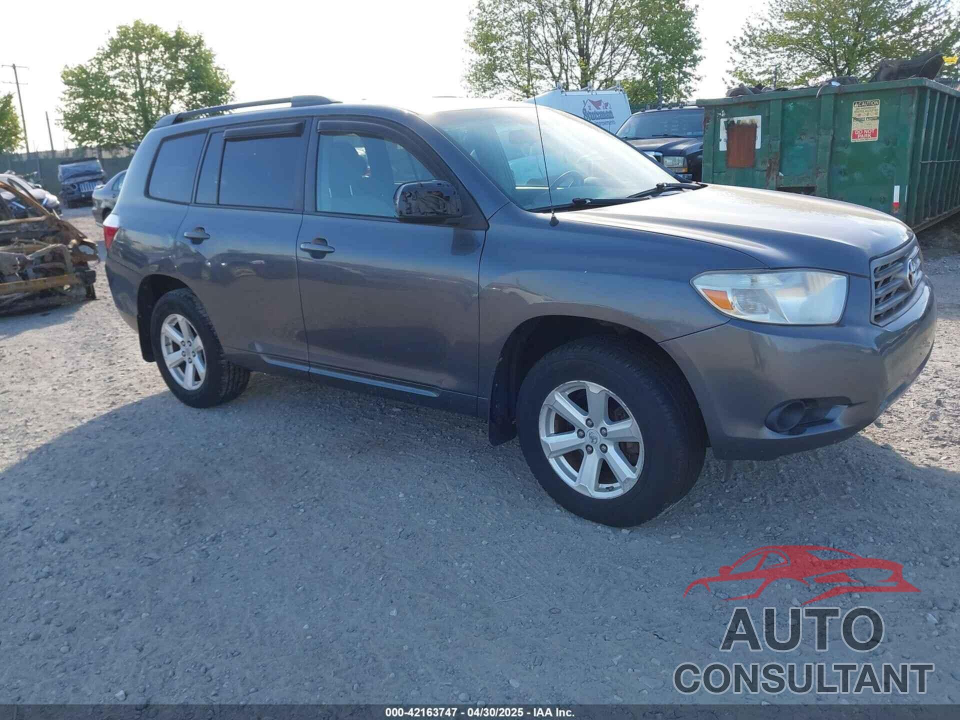 TOYOTA HIGHLANDER 2010 - 5TDBK3EH7AS028167