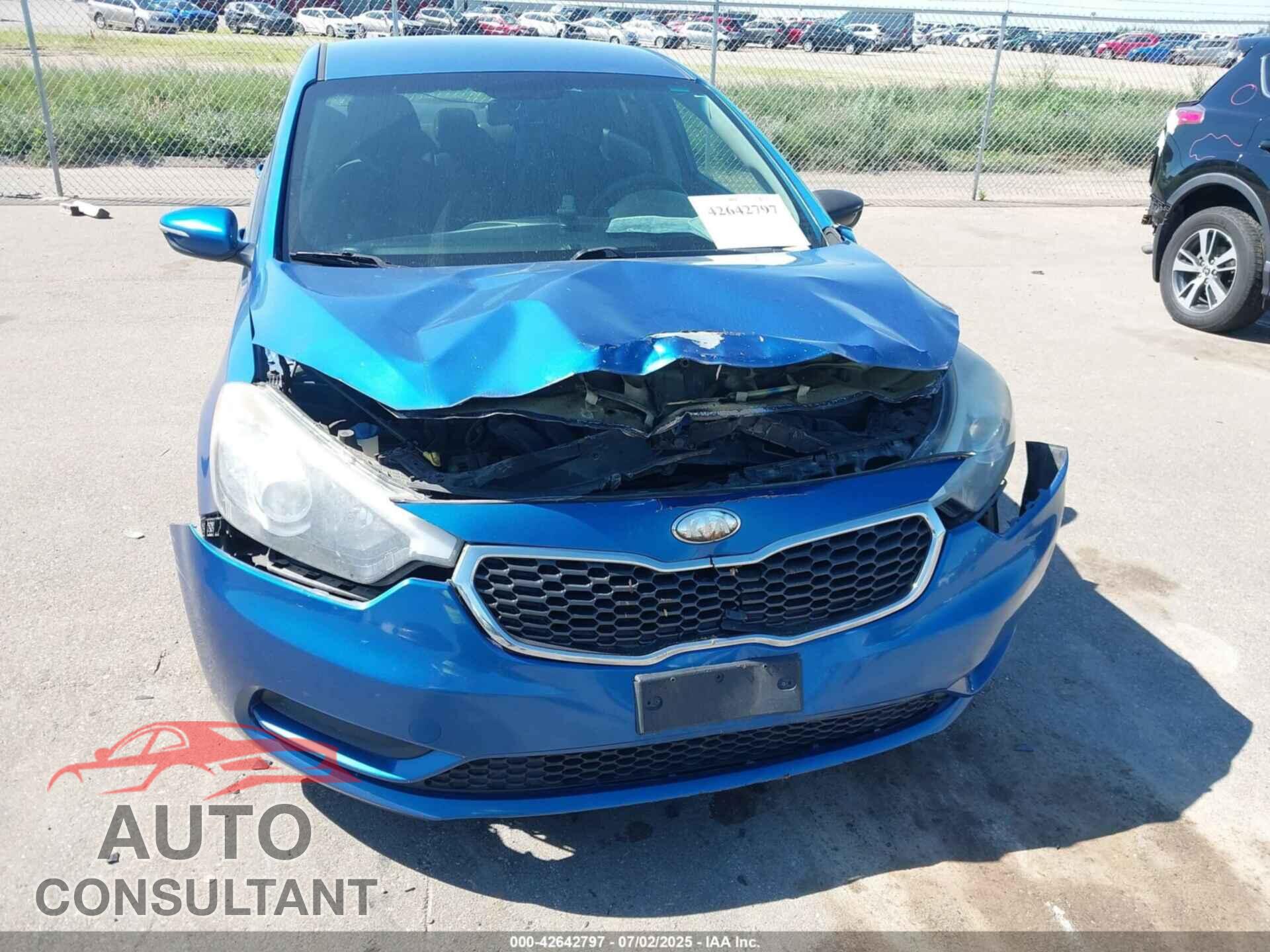 KIA FORTE 2014 - KNAFX4A67E5062082