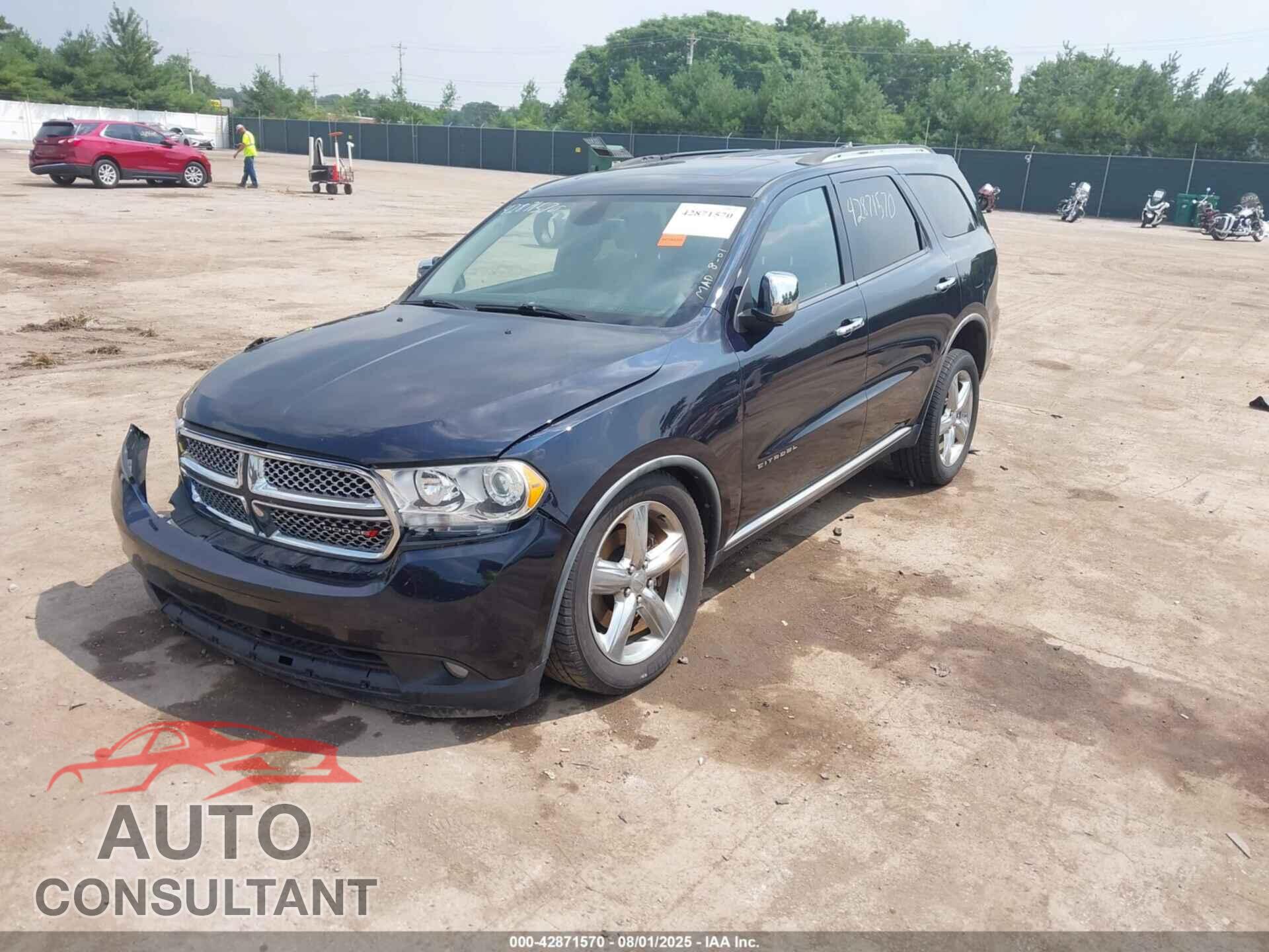 DODGE DURANGO 2011 - 1D4SE5GT3BC688782