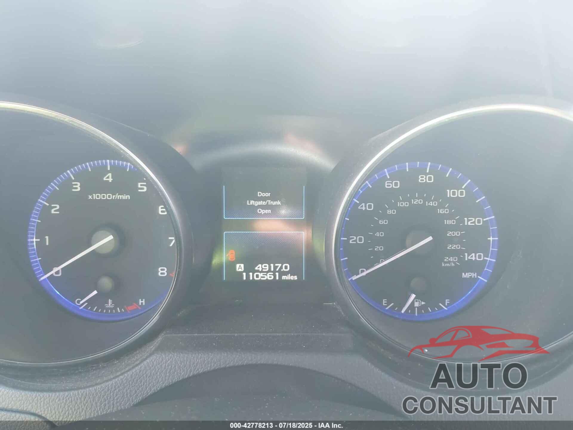 SUBARU OUTBACK 2015 - 4S4BSACC4F3319614