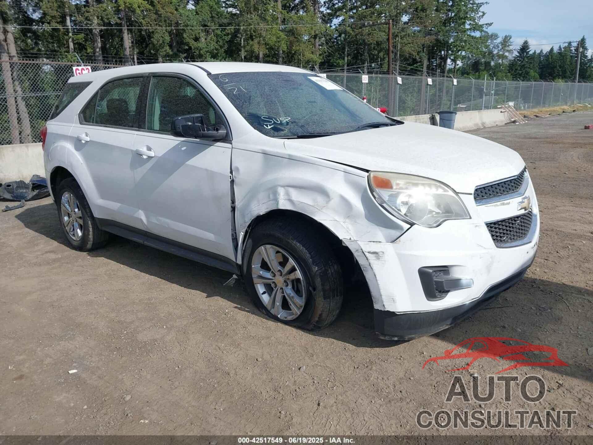 CHEVROLET EQUINOX 2012 - 2GNFLCEK4C6242886