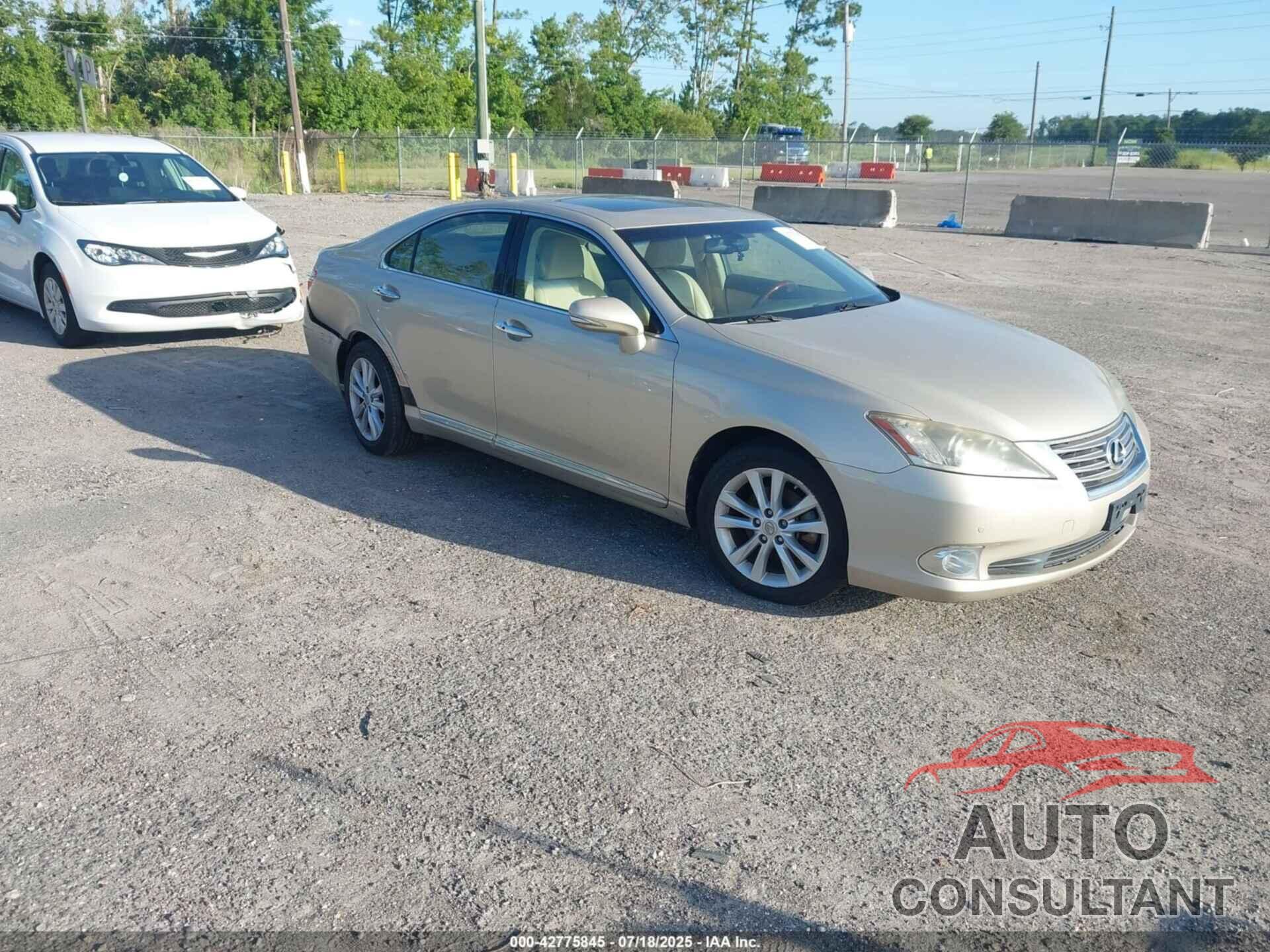 LEXUS ES 350 2012 - JTHBK1EG1C2496500