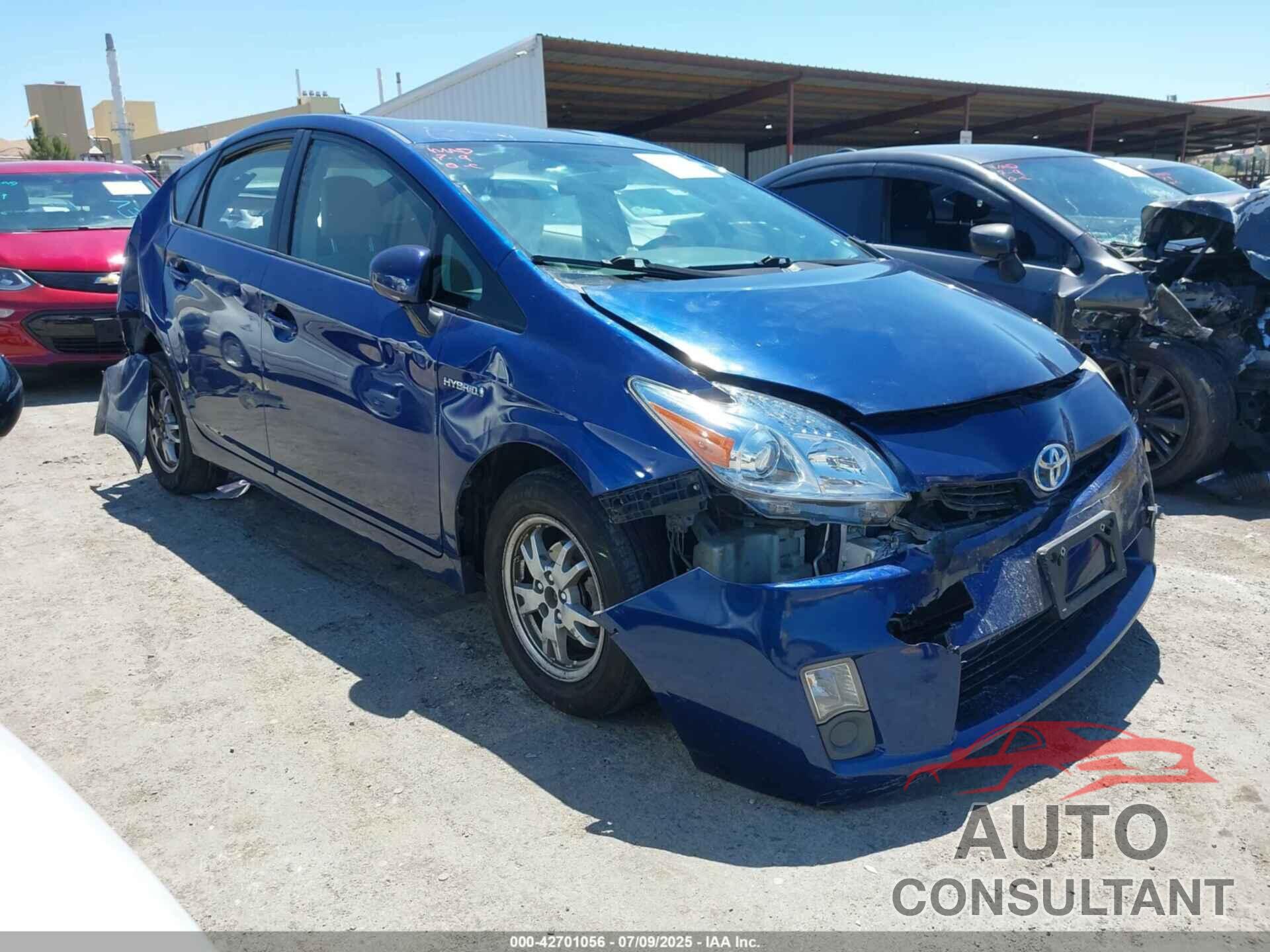 TOYOTA PRIUS 2011 - JTDKN3DU1B0303591