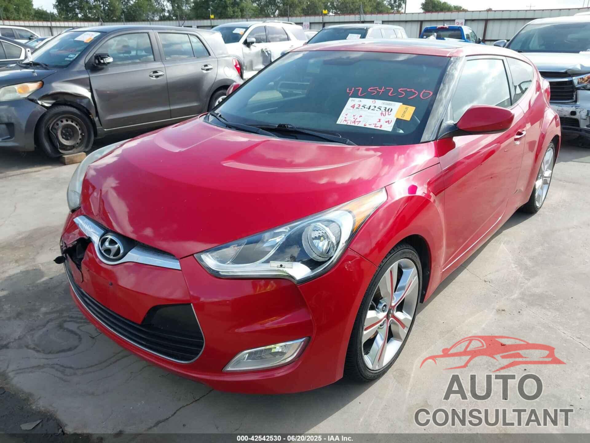 HYUNDAI VELOSTER 2016 - KMHTC6AD2GU257927