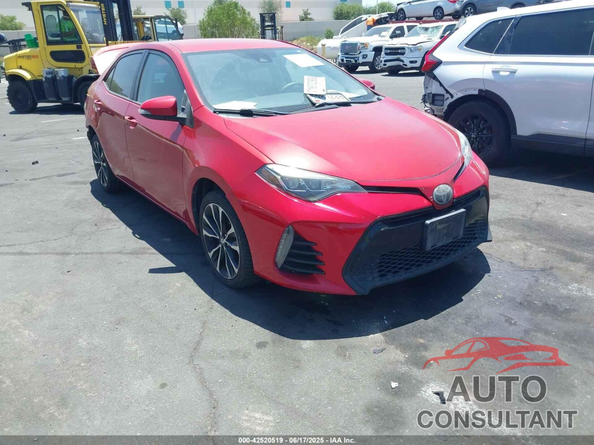 TOYOTA COROLLA 2018 - 5YFBURHE7JP804532