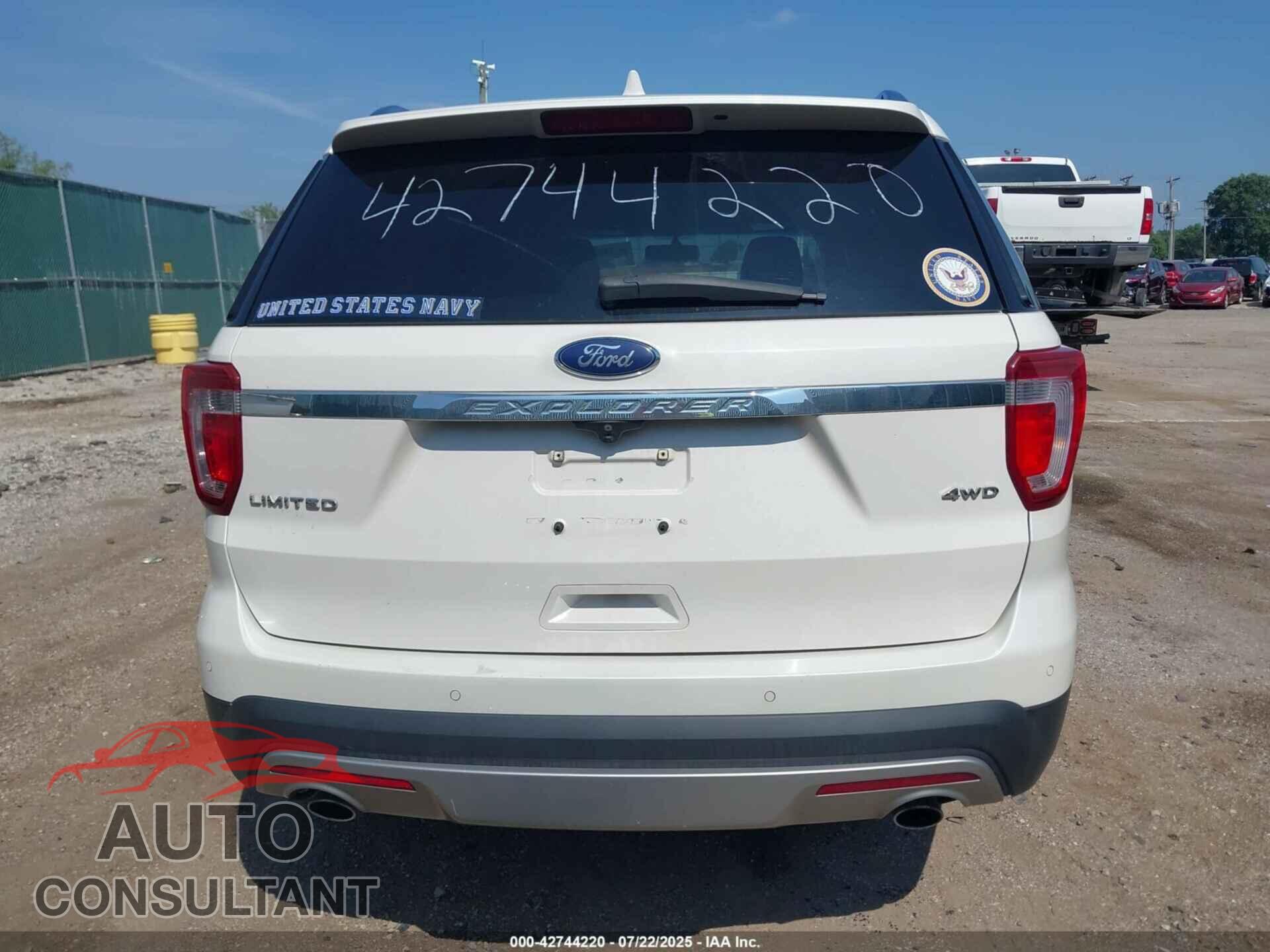 FORD EXPLORER 2017 - 1FM5K8F86HGB83706