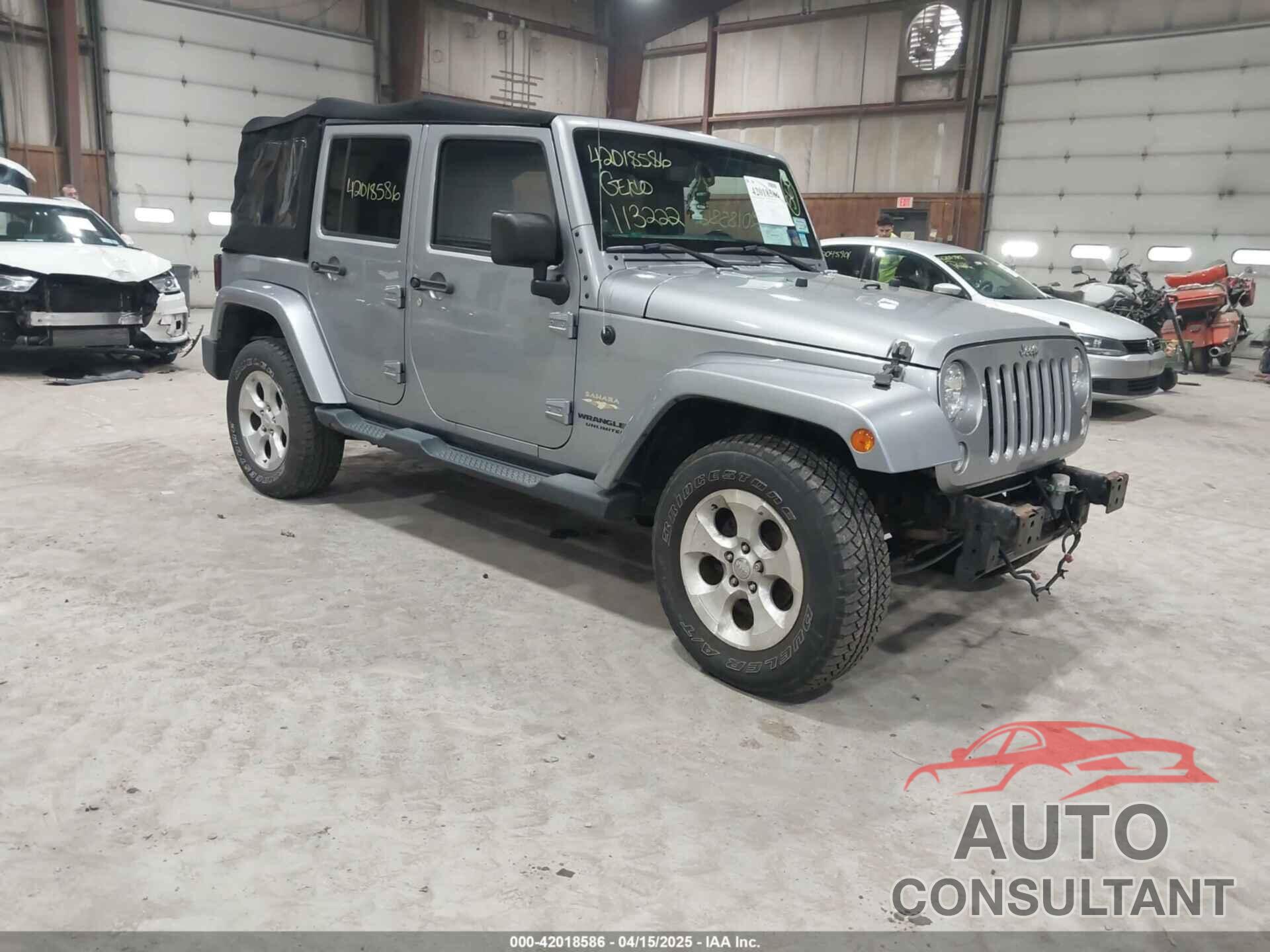 JEEP WRANGLER UNLIMITED 2014 - 1C4BJWEG5EL164350