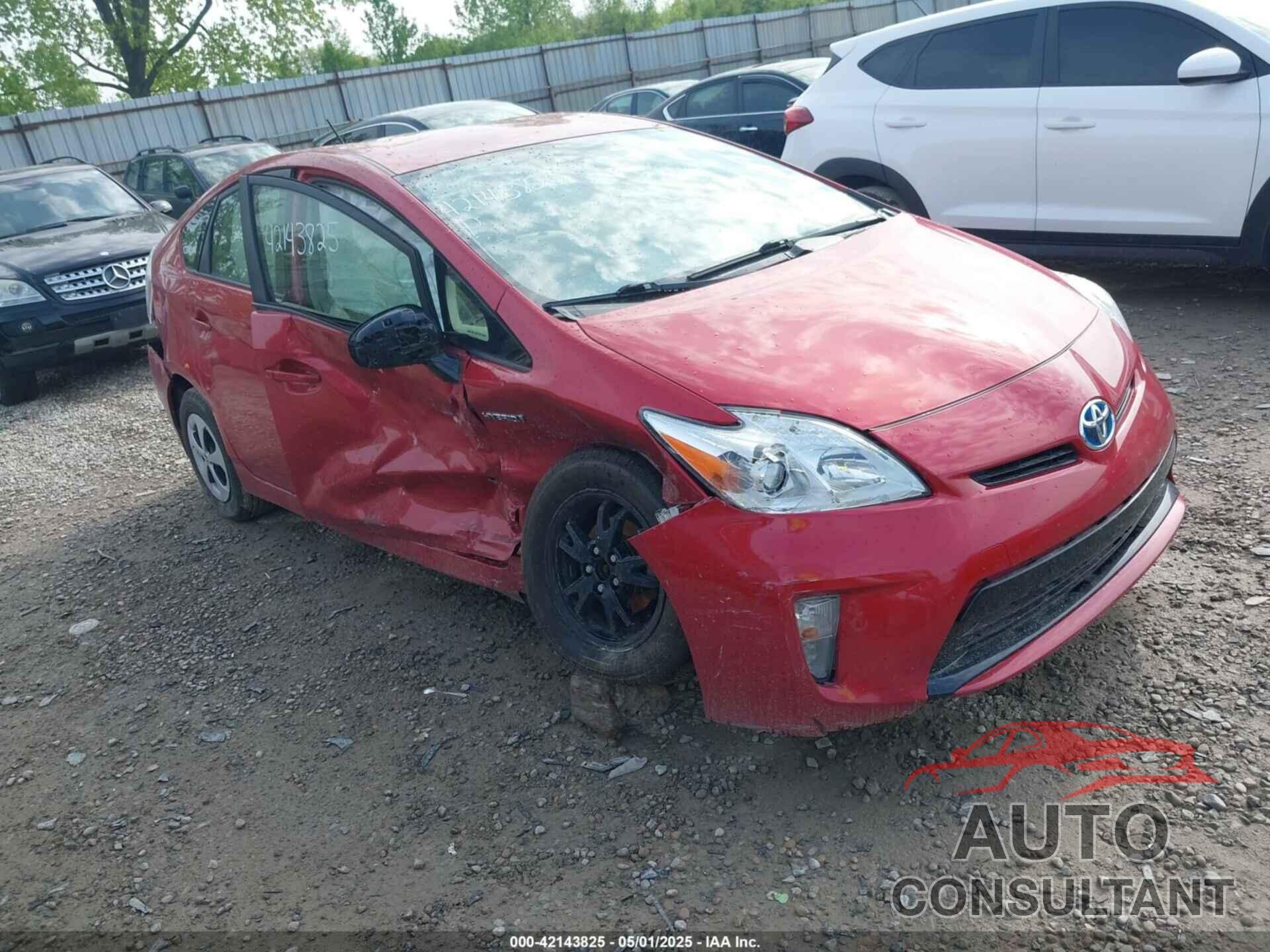 TOYOTA PRIUS 2015 - JTDKN3DU2F1899150