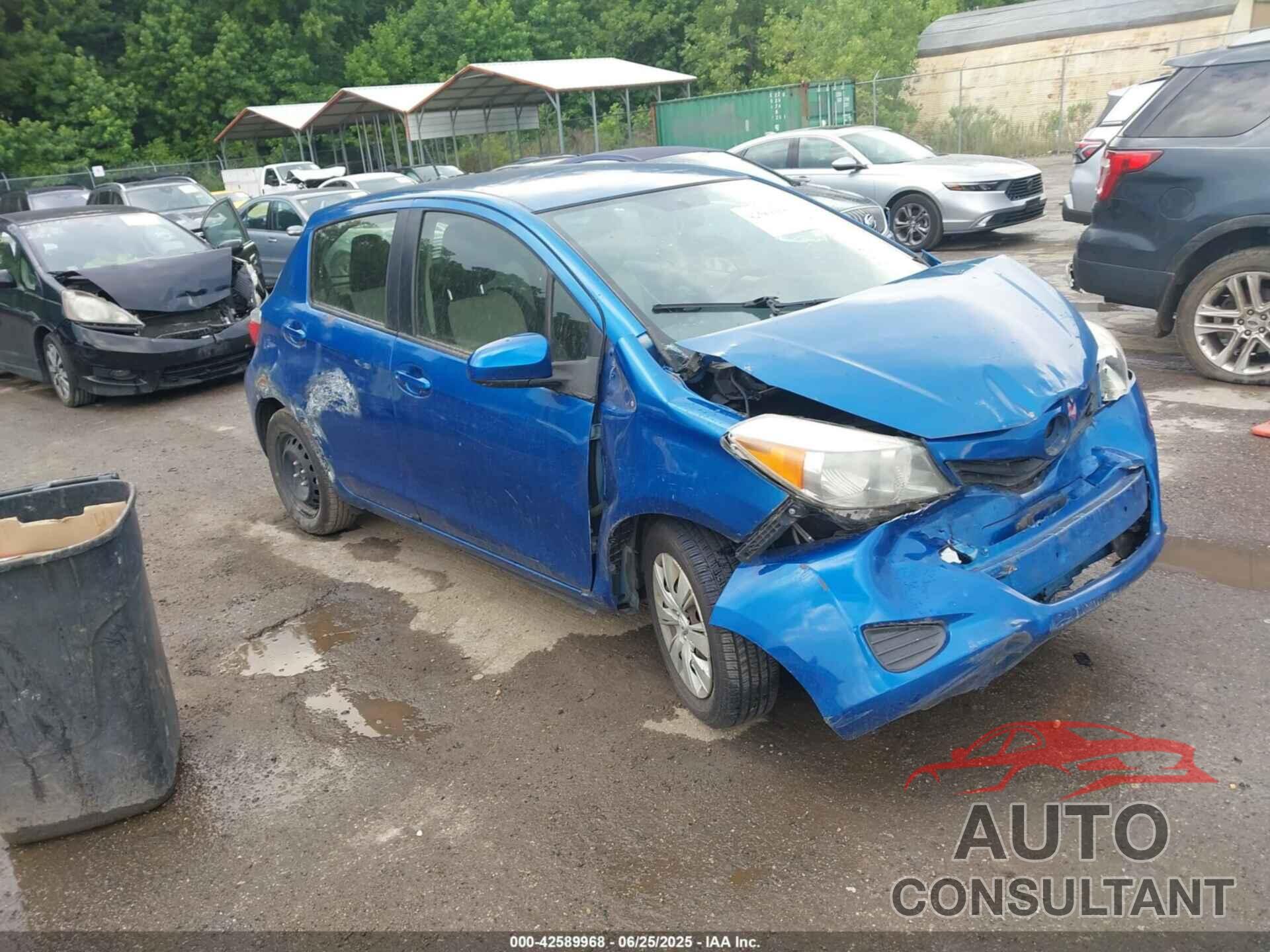 TOYOTA YARIS 2013 - JTDKTUD39DD567382