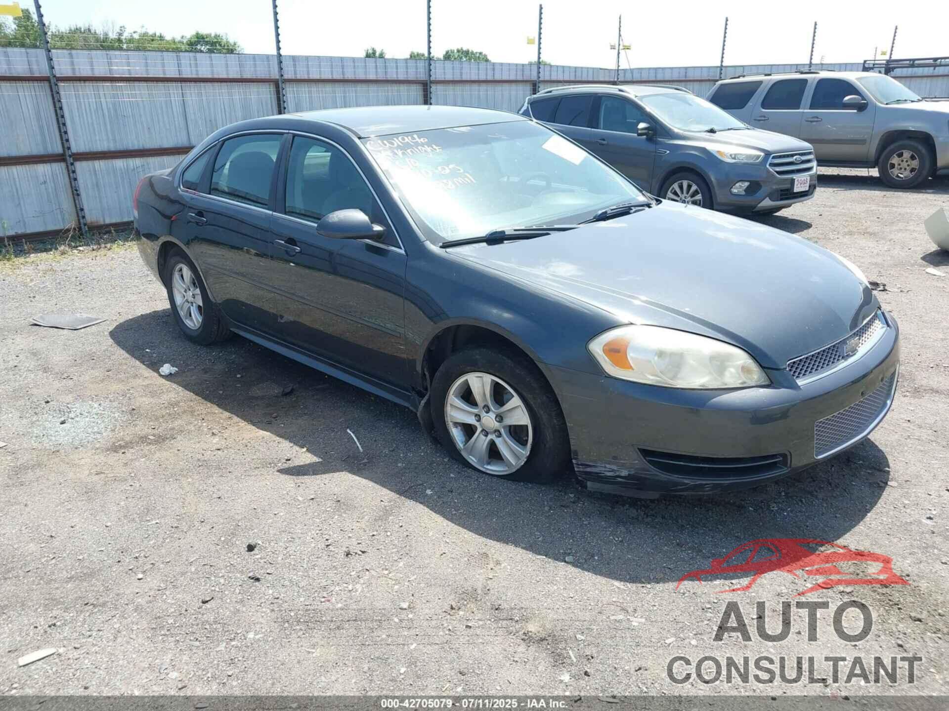 CHEVROLET IMPALA 2013 - 2G1WF5E33D1207834