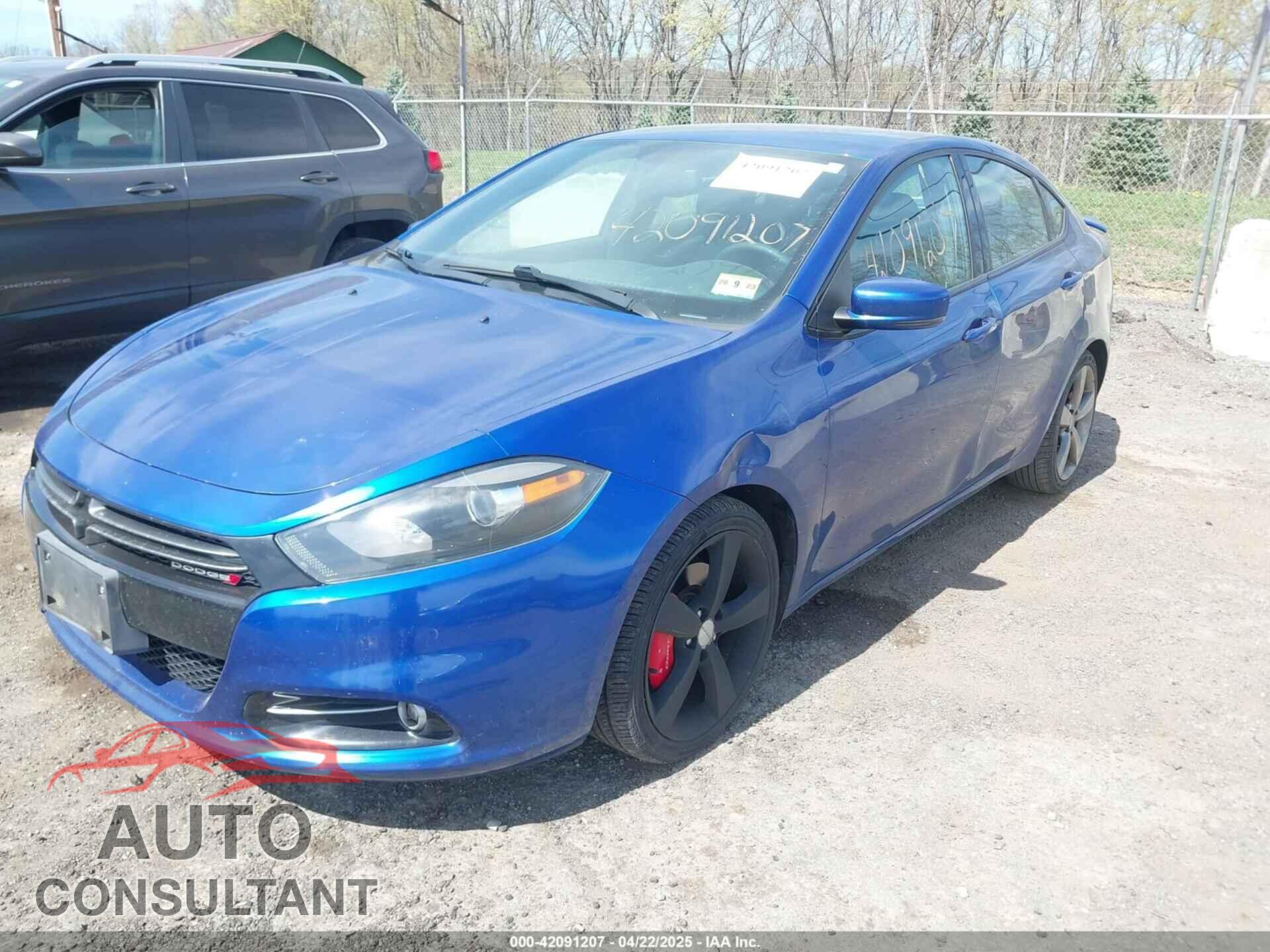 DODGE DART 2014 - 1C3CDFEB4ED668614