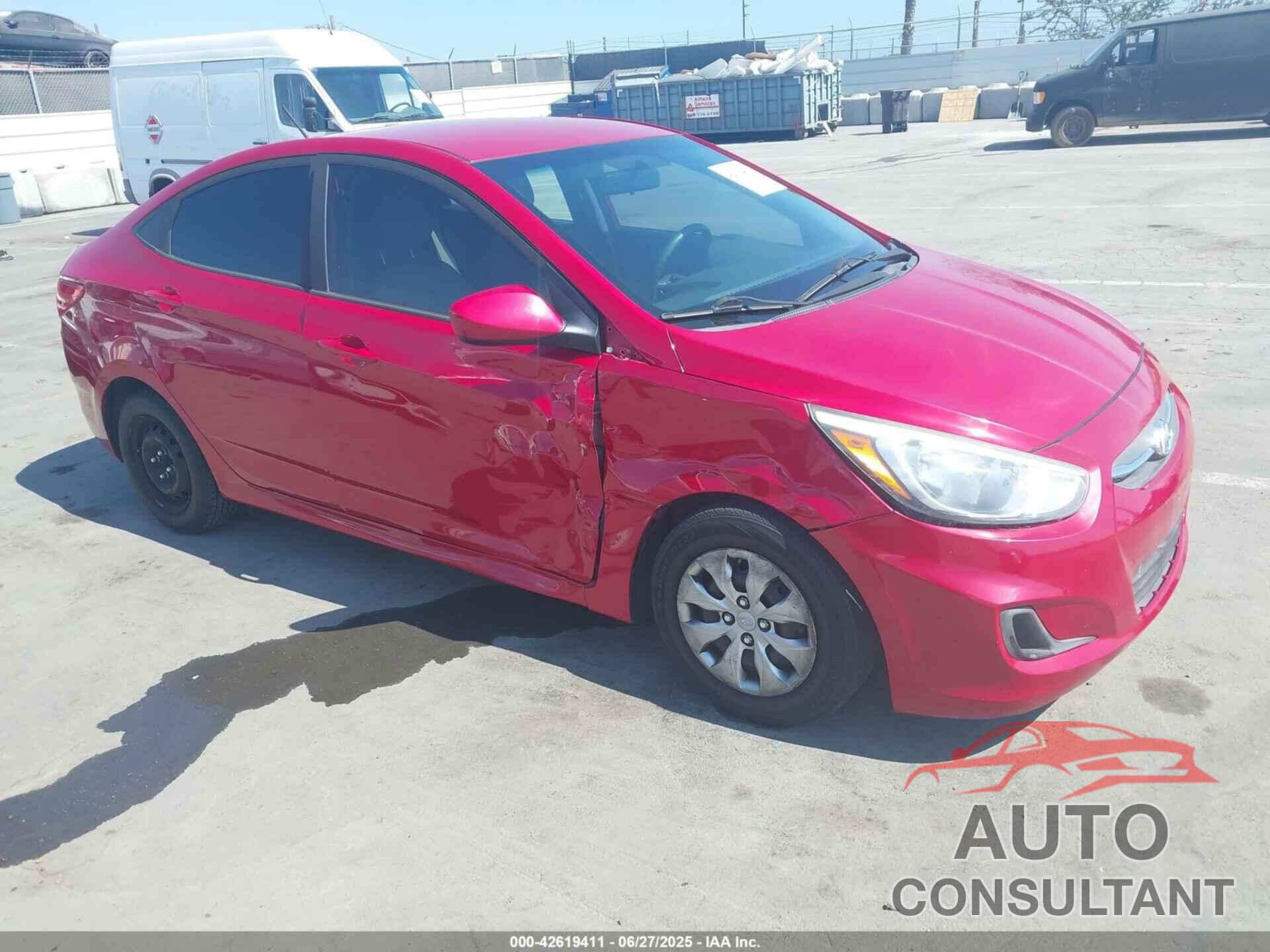 HYUNDAI ACCENT 2016 - KMHCT4AEXGU091640