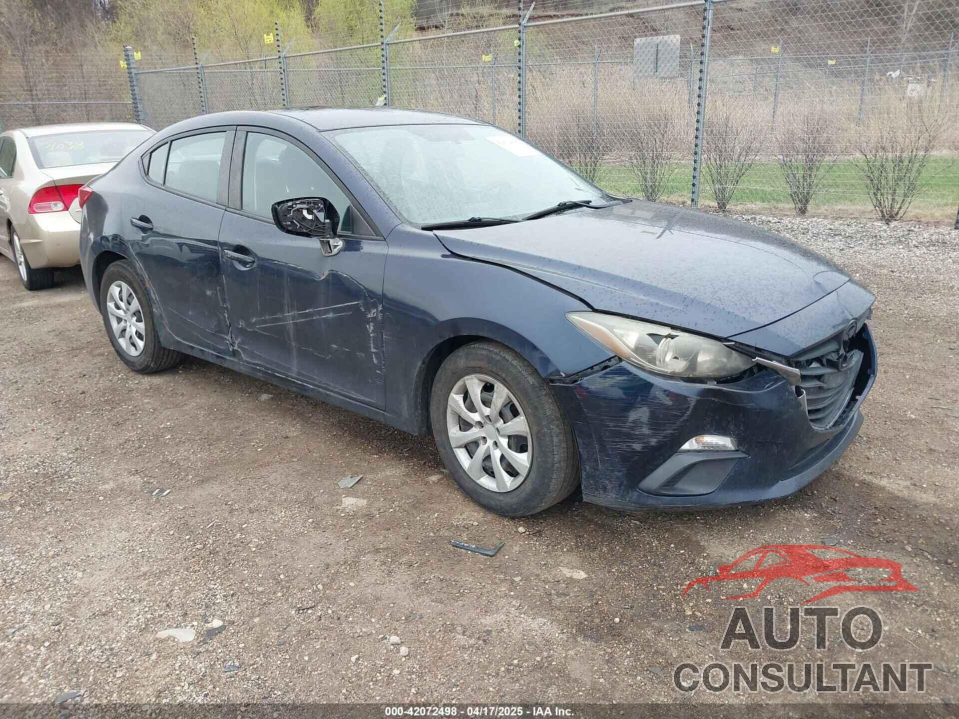MAZDA MAZDA3 2014 - JM1BM1U71E1177782